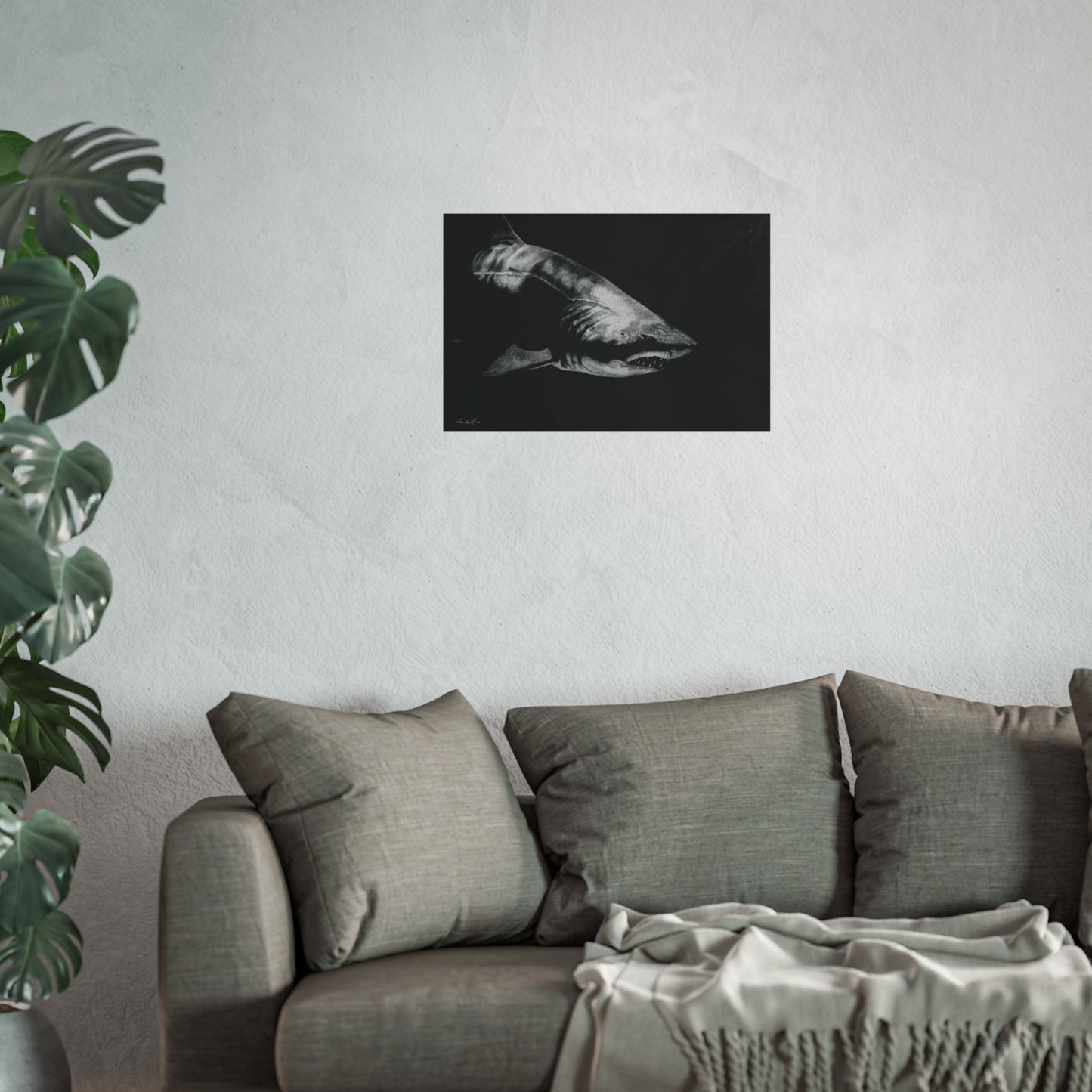 Below, Shark Fine Art Print
