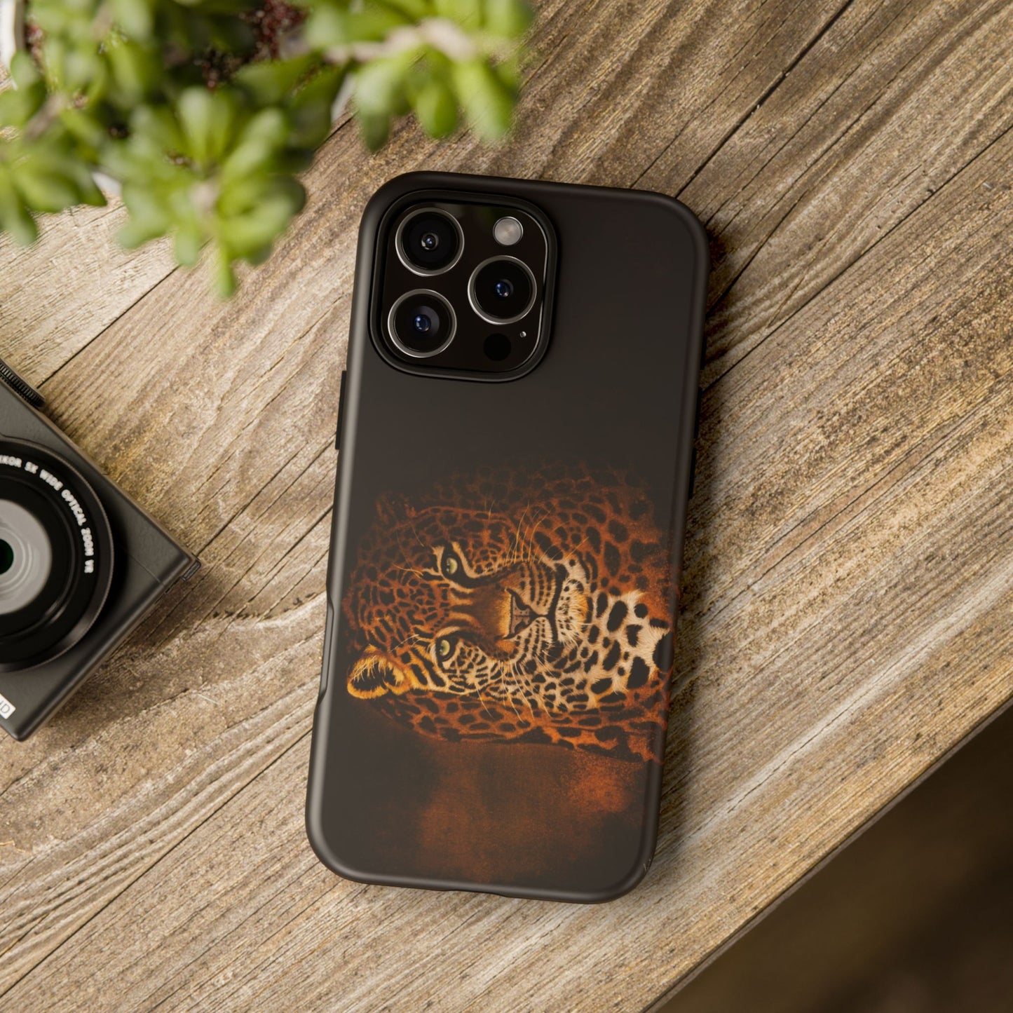 Shadow Hunter, Leopard Print Phone Case | Tough Cases