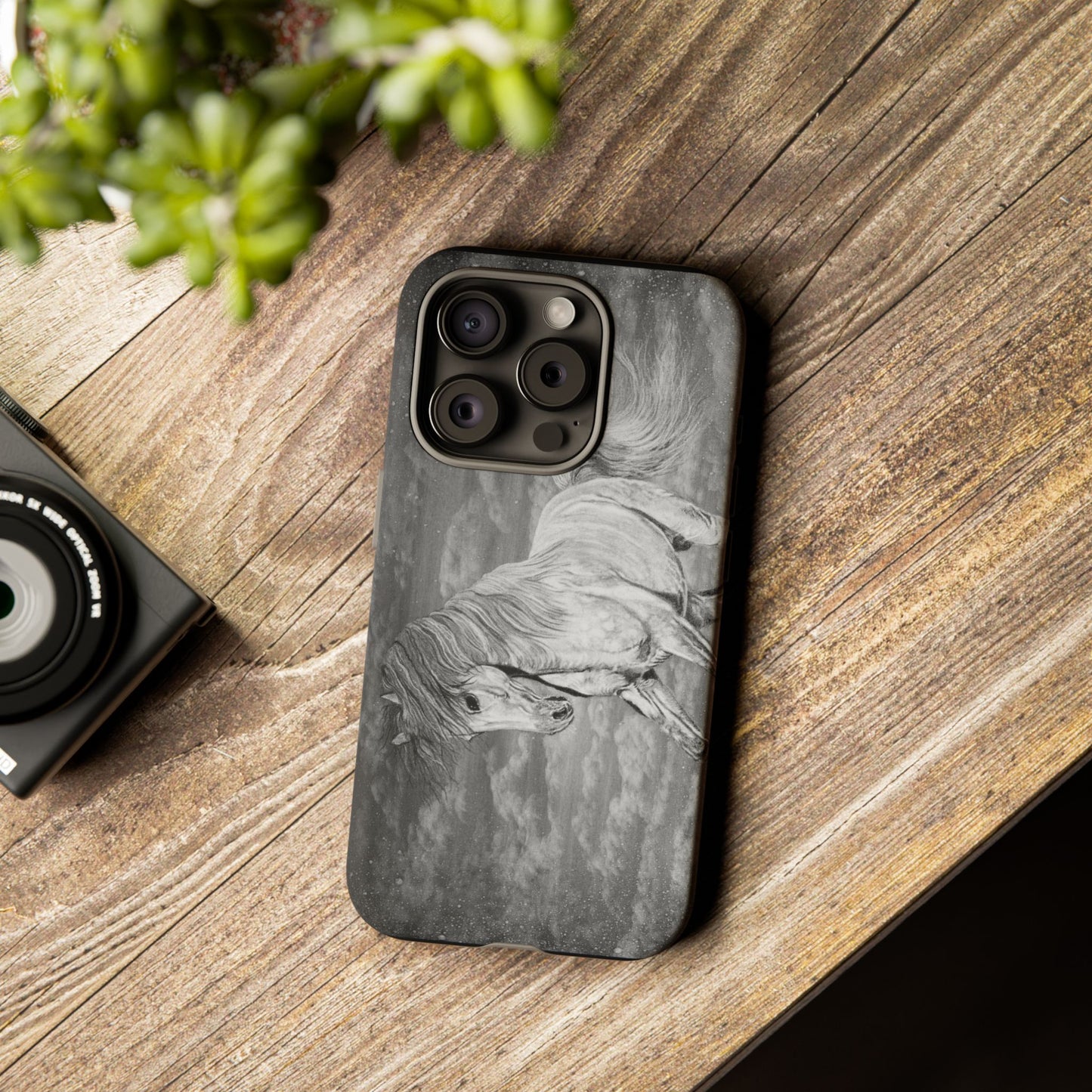Equine Elegance. Prancing Horse Phone Case