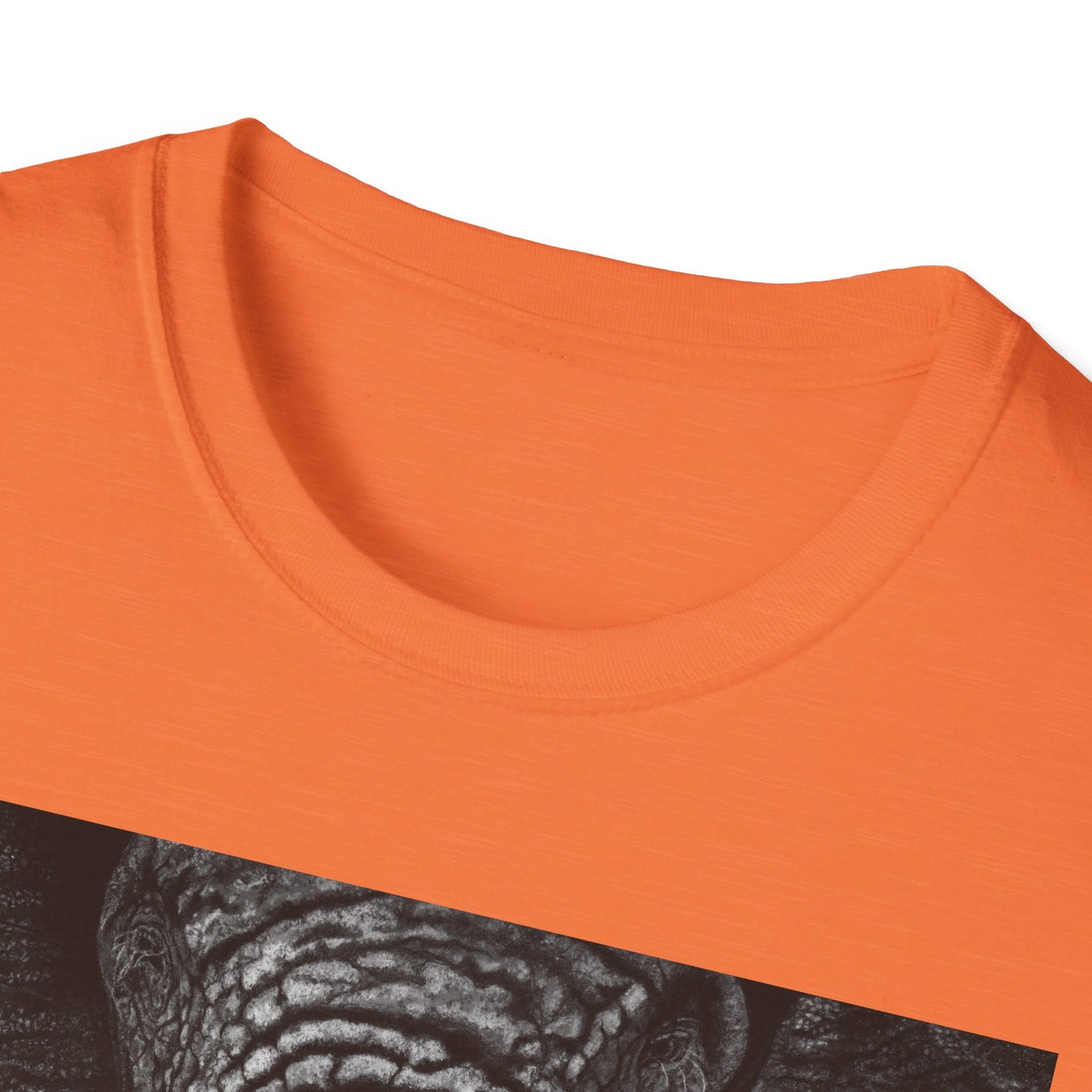 Ebony and Ivory, Elephant Graphic Unisex Softstyle T-Shirt
