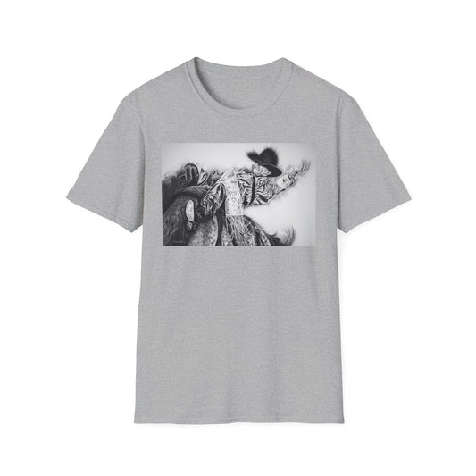 Go Time. Rodeo Cowboy Unisex Softstyle T-Shirt