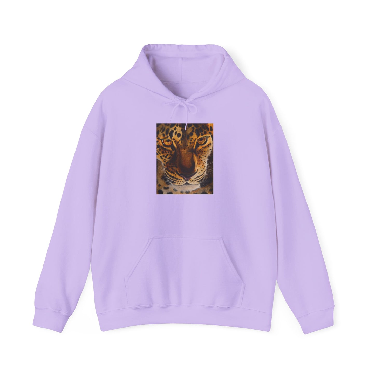 Windows to the Soul, Cozy Unisex Hoodie, Leopard Print Sweatshirt