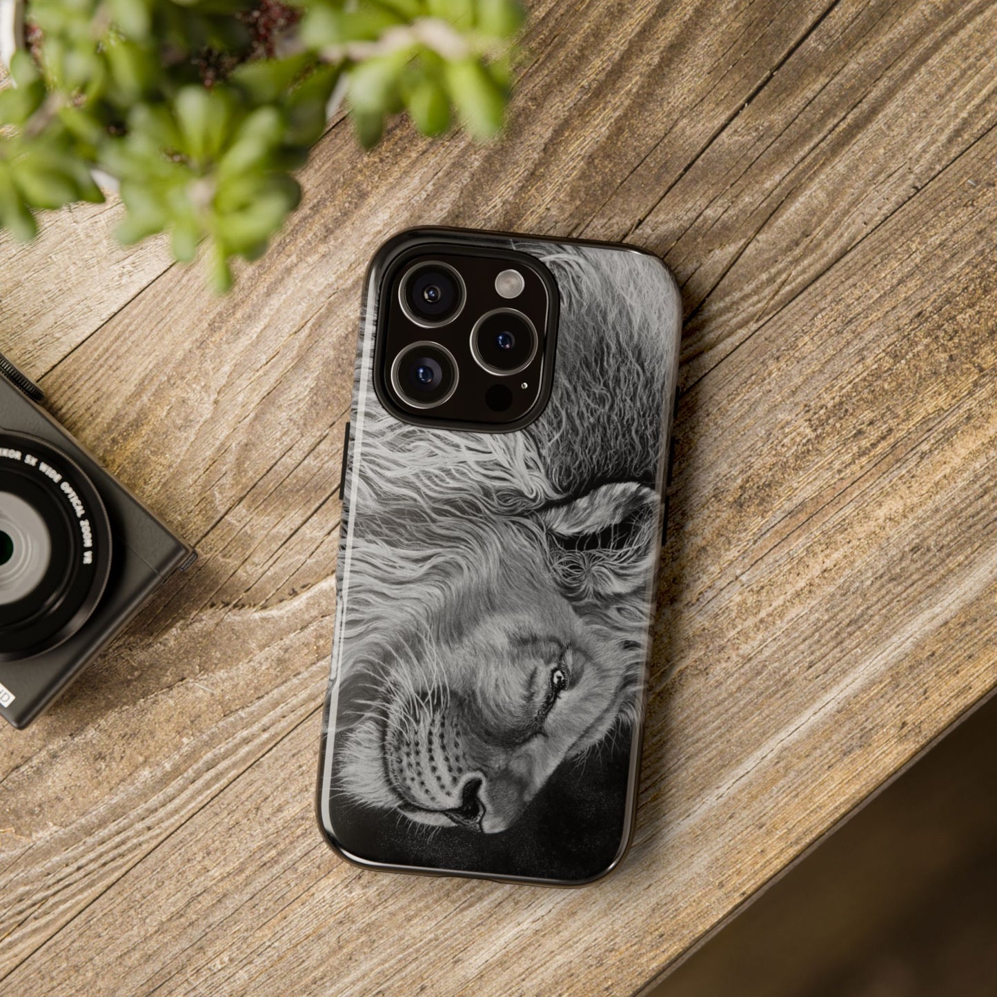 King of Cool, Lion Phone Case, Tough & Artistic Smartphone Case