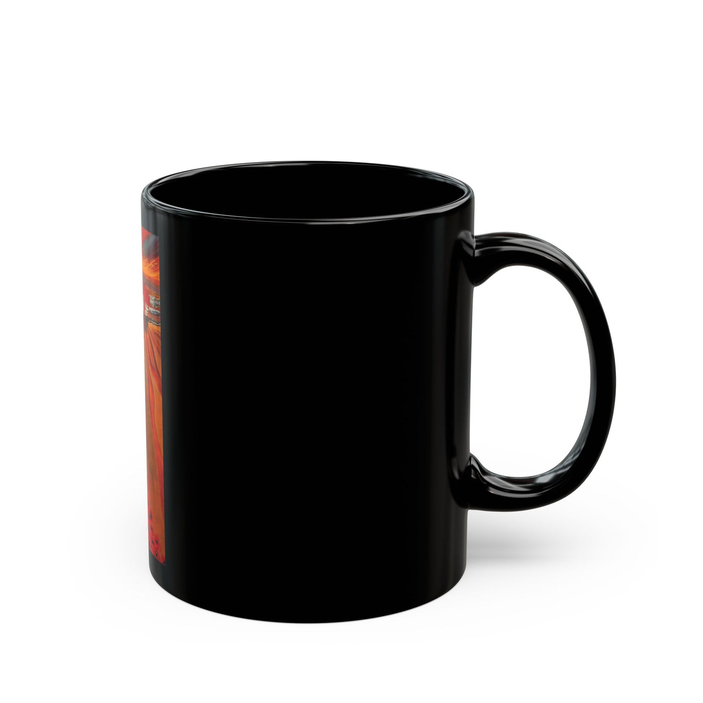 Grace Garden,  Black Mug