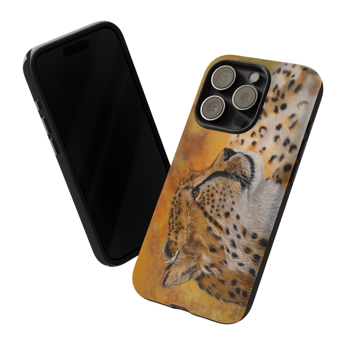 Cheetah Chill, Cheetah Phone Case, Tough Cases