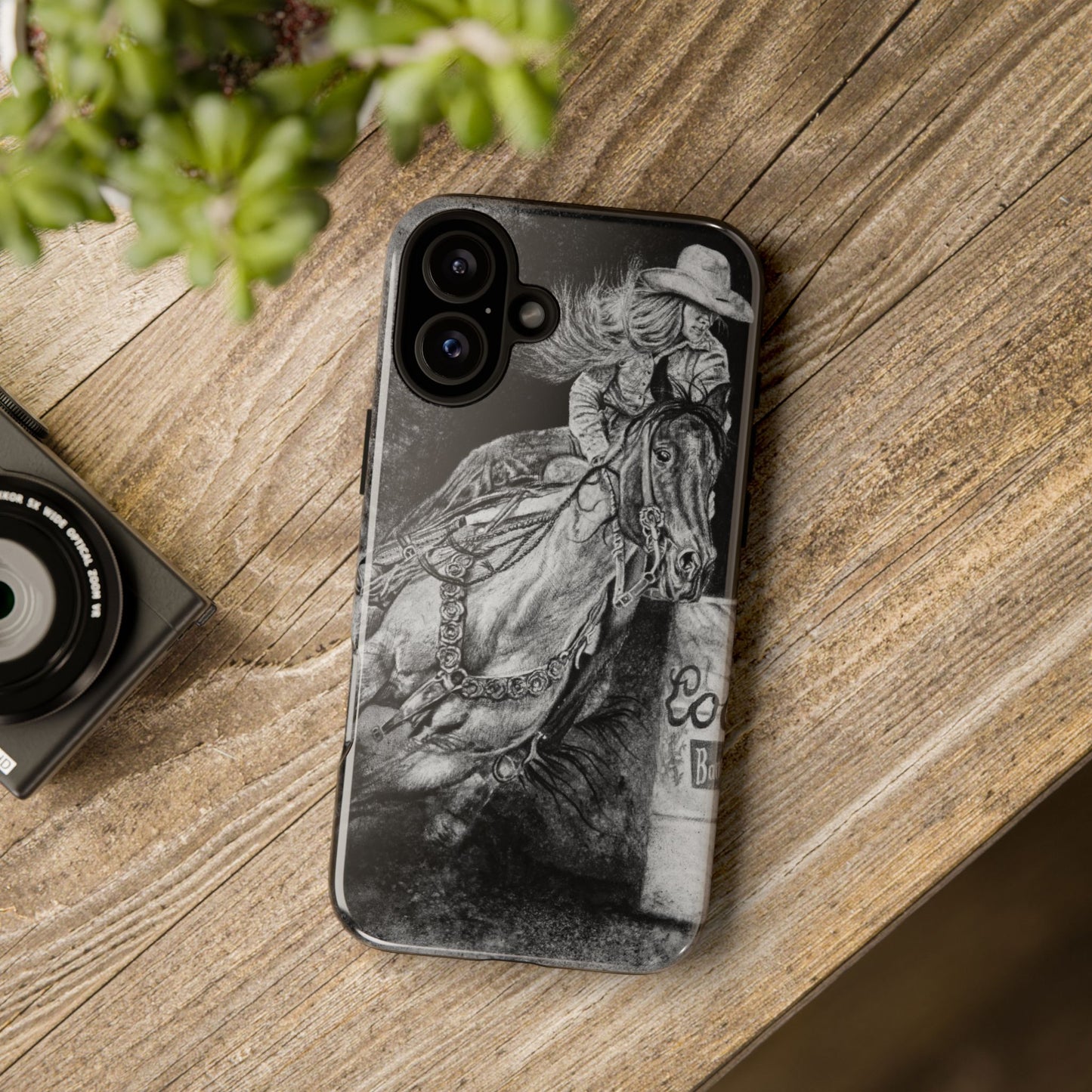 Sophie's Run. Rodeo Barrel Racer Phone Case