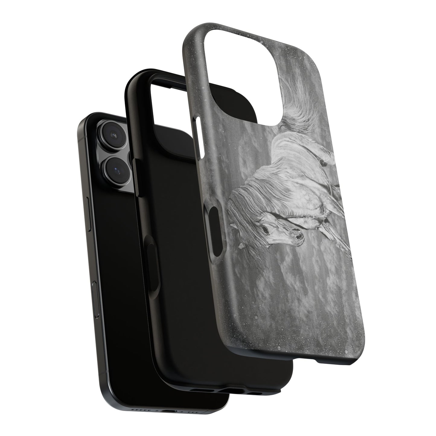 Equine Elegance. Prancing Horse Phone Case
