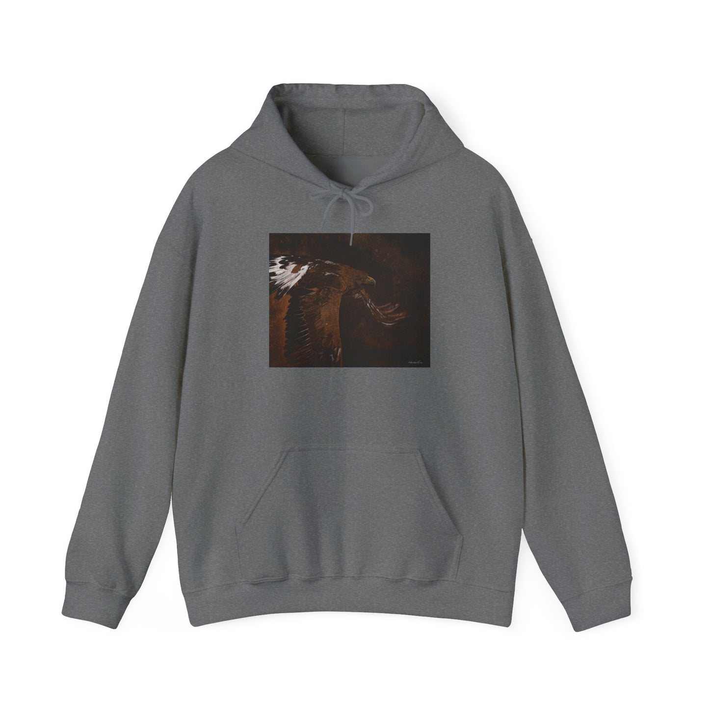 Golden Flight, Golden Eagle Graphic Hoodie Unisex Sweatshirt