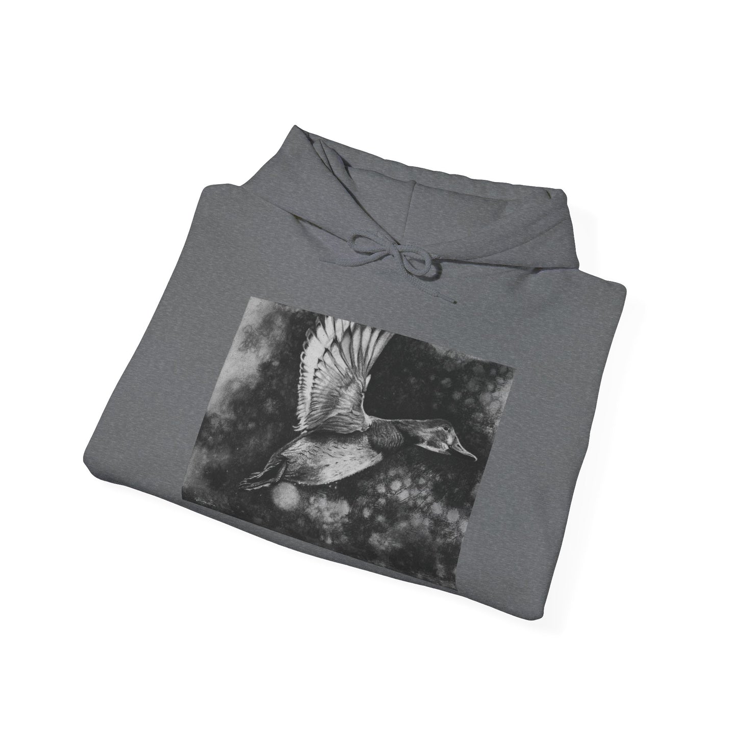 Flare, Flying Duck Unisex Hooded Sweatshirt