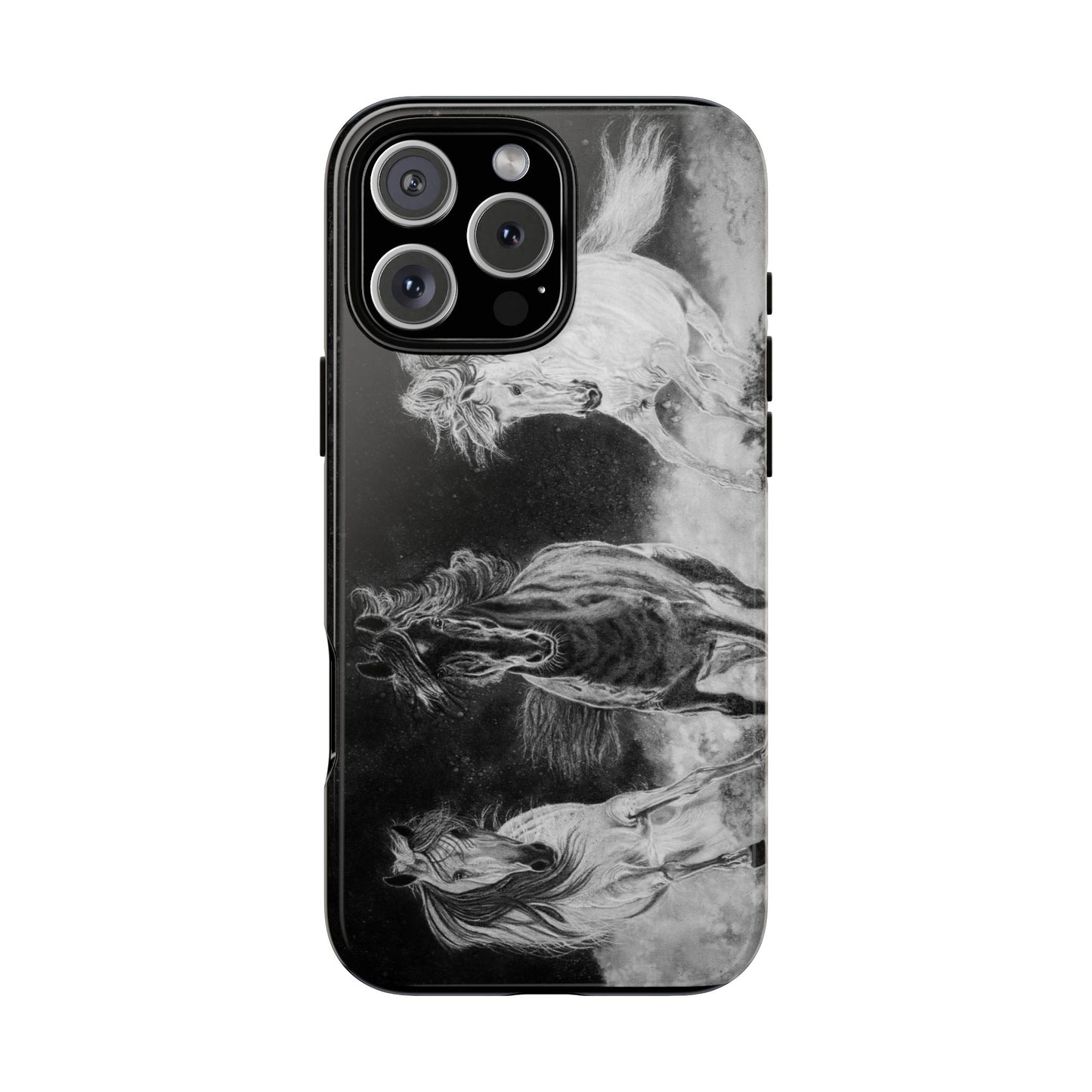 Midnight Run. Horse Phone Case