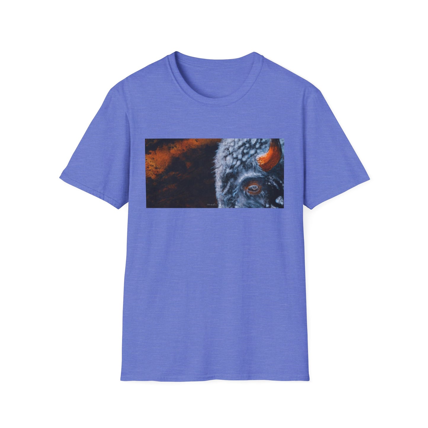 Storm Bison, Unisex Softstyle T-Shirt
