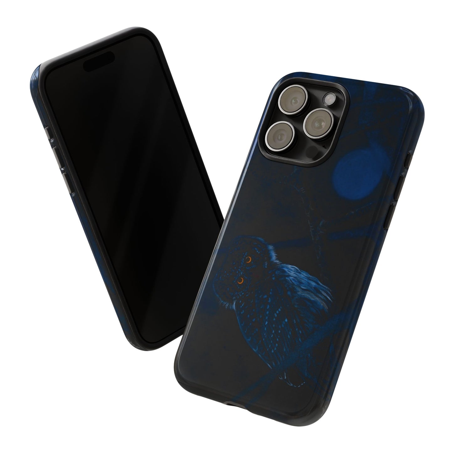 Bright Eyes, Owl Print Phone Case, Tough Cases