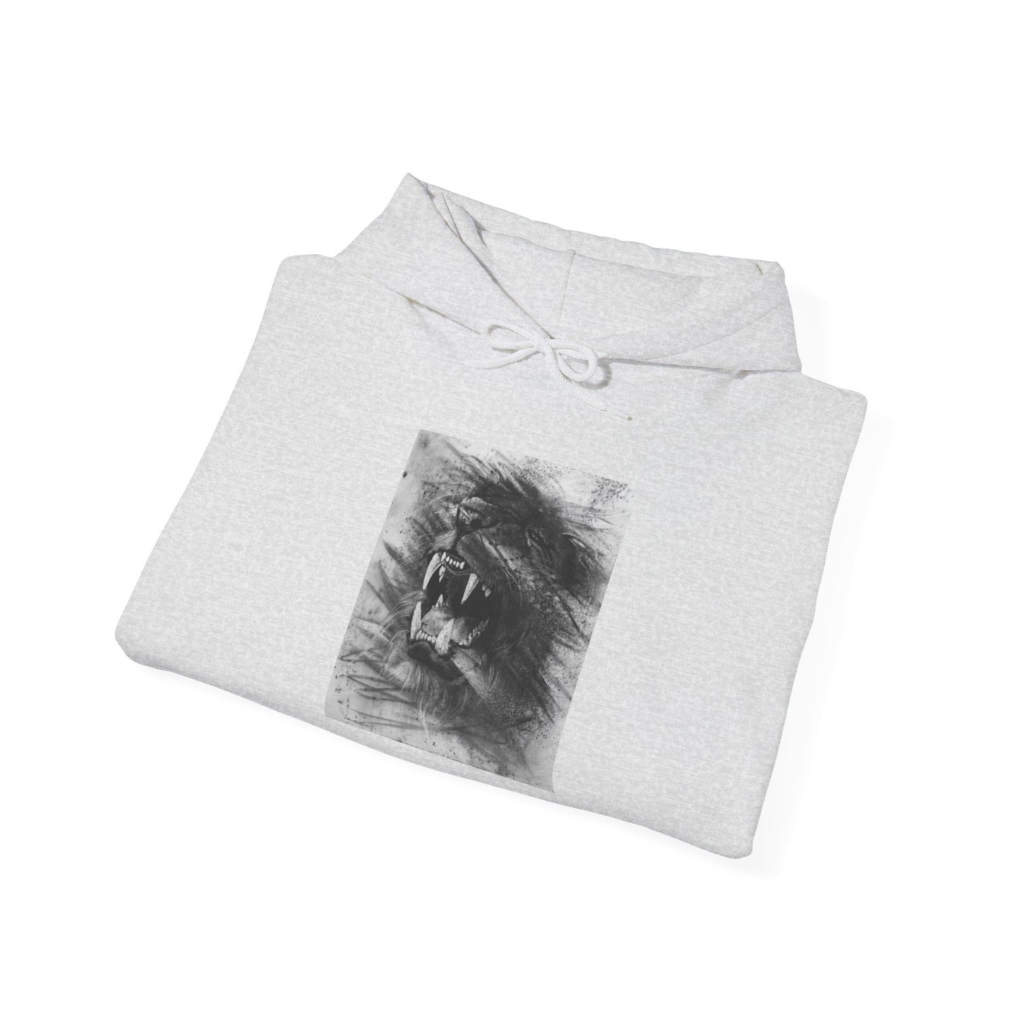 Let the Lion Roar, Lion Graphic Hoodie, Unisex Heavy Blend Hooded Sweatshirt