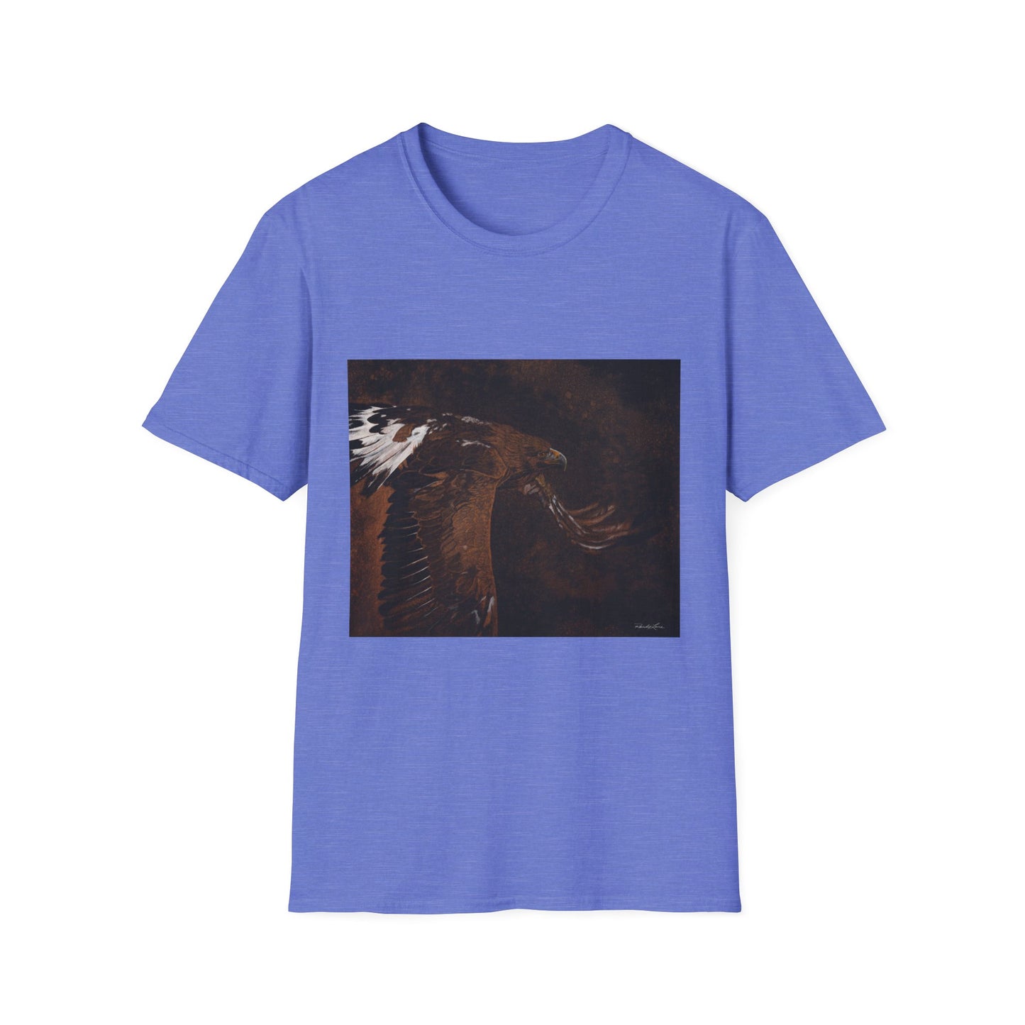 Golden Flight, Golden Eagle Unisex T-Shirt, Softstyle Tee