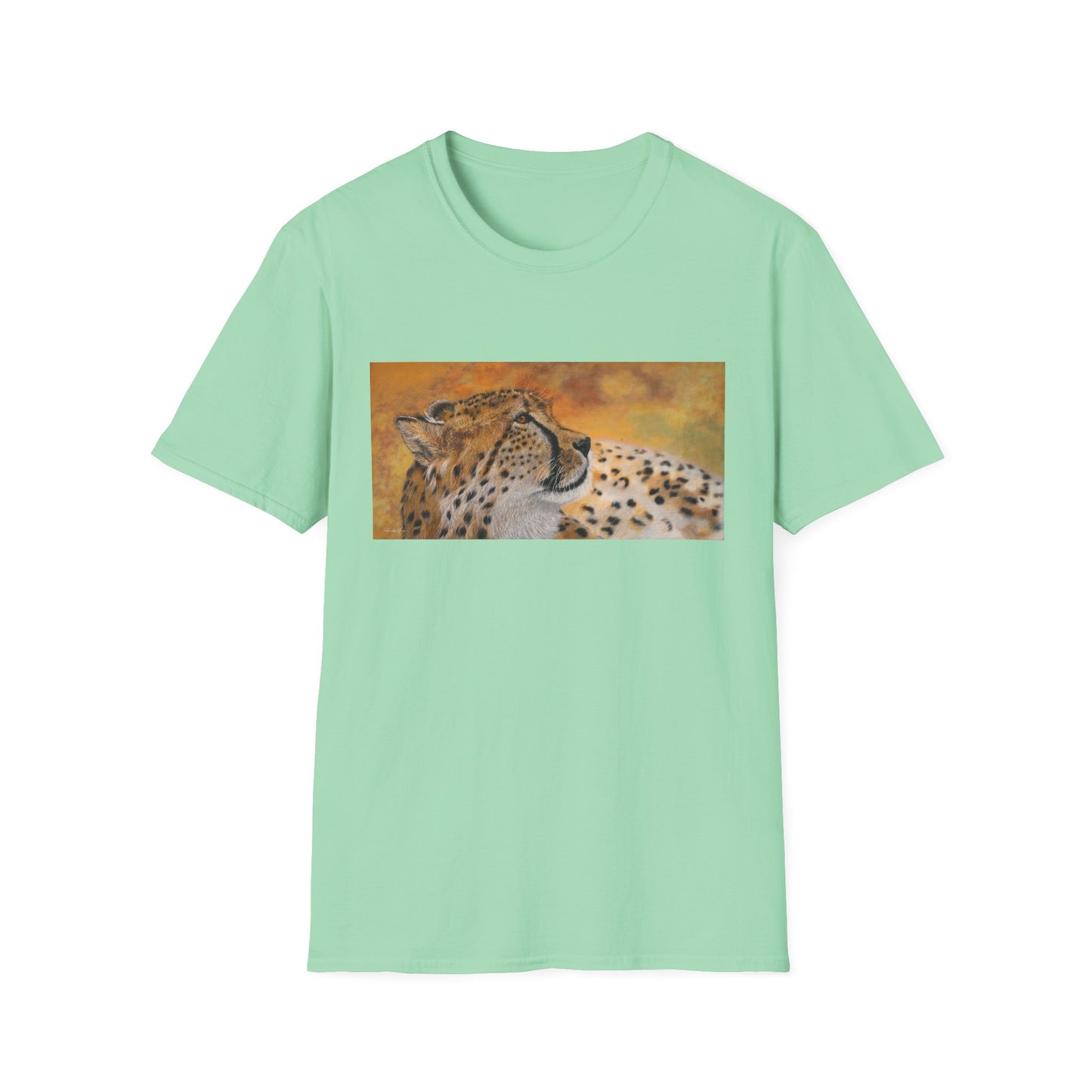 Cheetah Chill, Cheetah Unisex soft T-Shirt