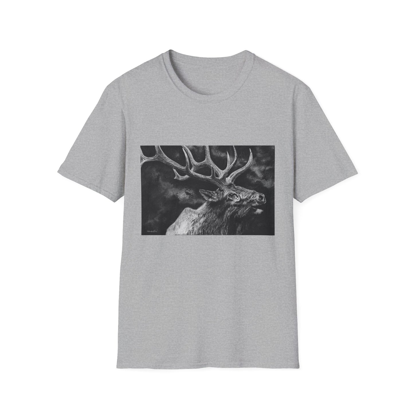 Gladiator, Elk Design Unisex Softstyle Tee