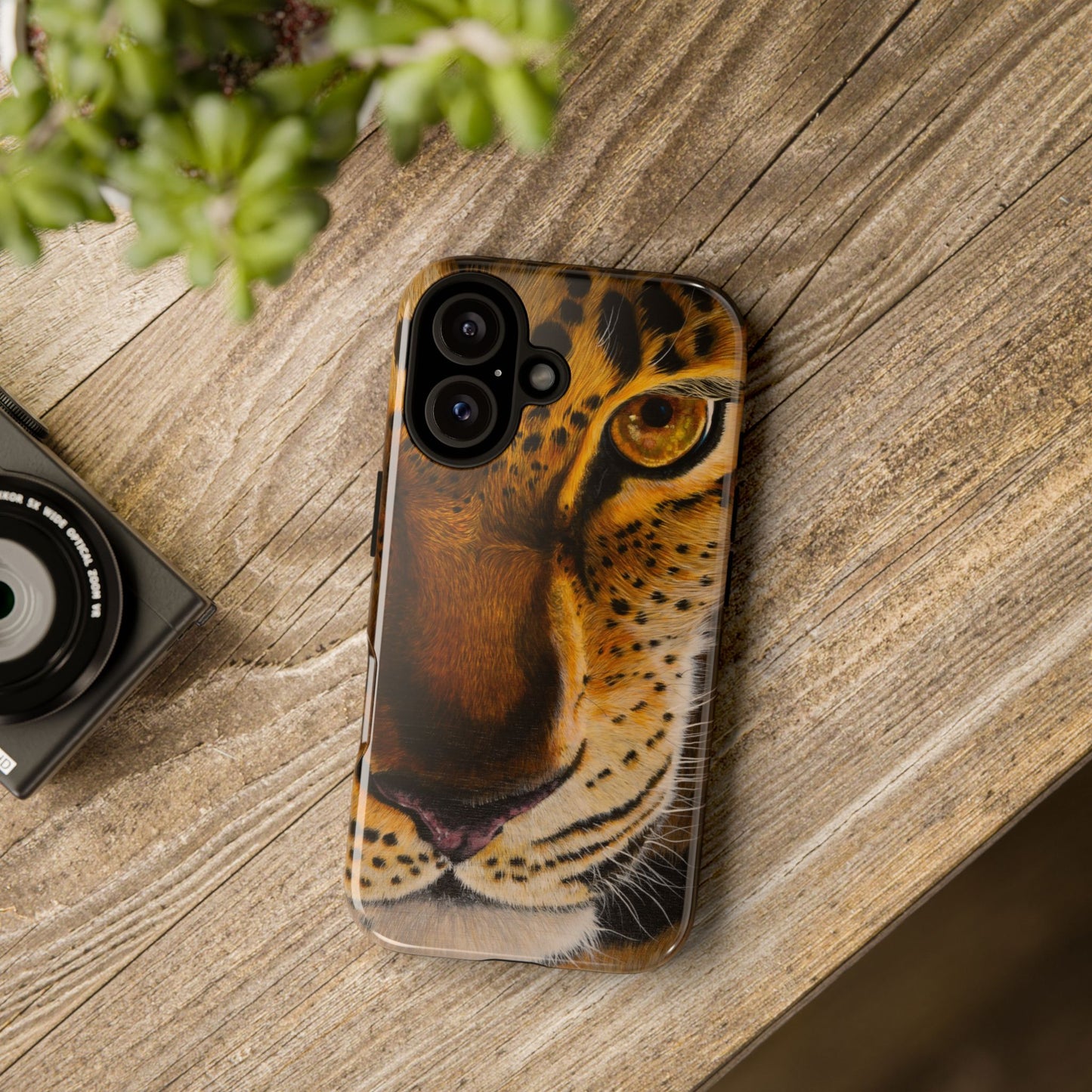 Windows to the Soul, Leopard Phone Case| Tough Cases