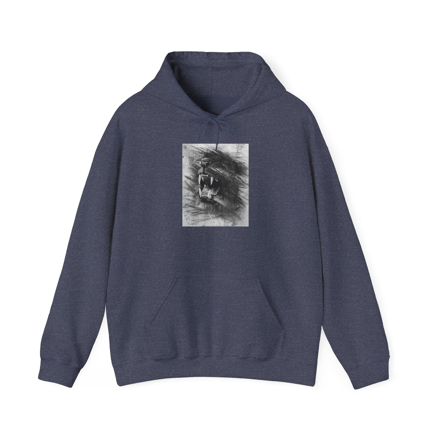 Let the Lion Roar, Lion Graphic Hoodie, Unisex Heavy Blend Hooded Sweatshirt