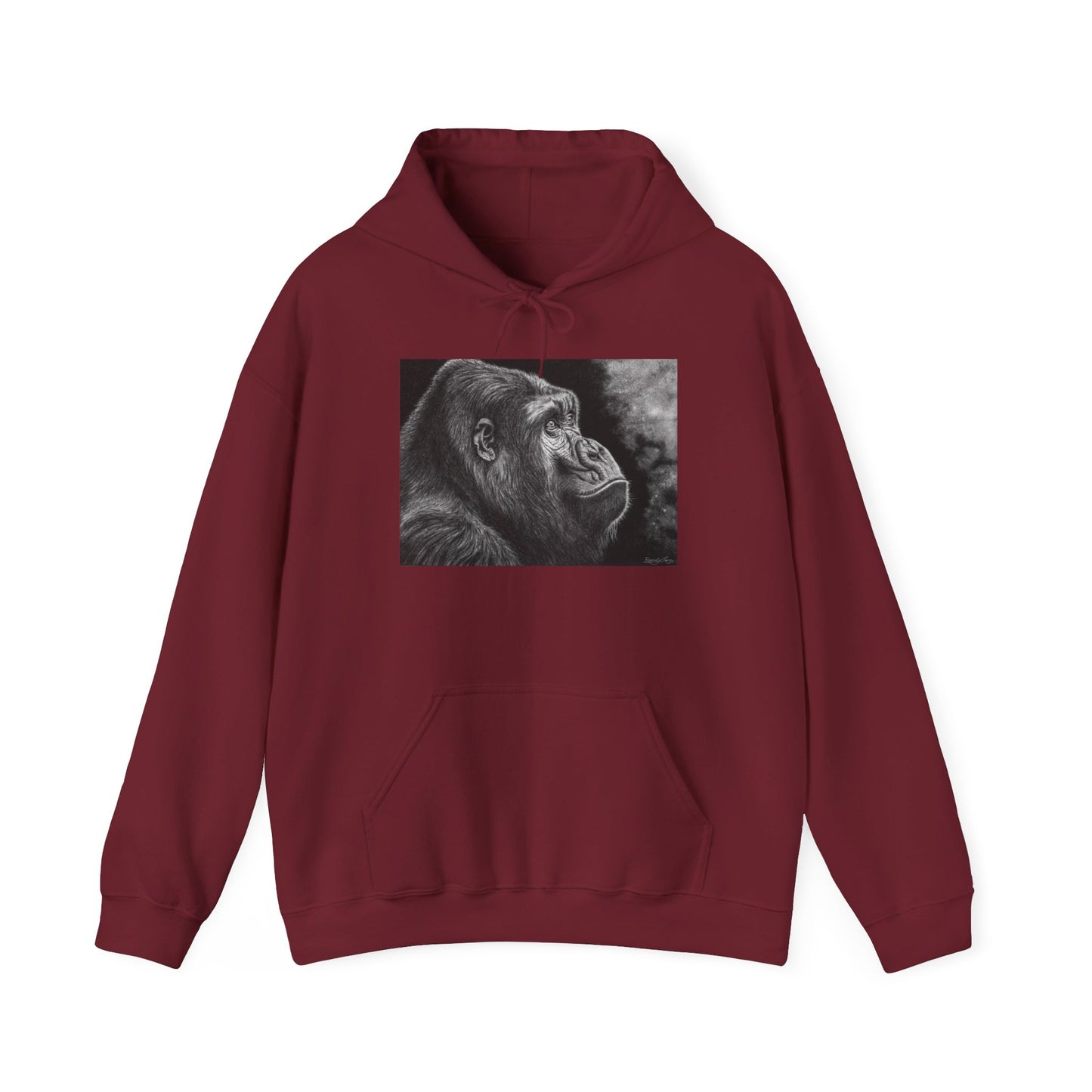 Gorilla Portrait Unisex Hoodie