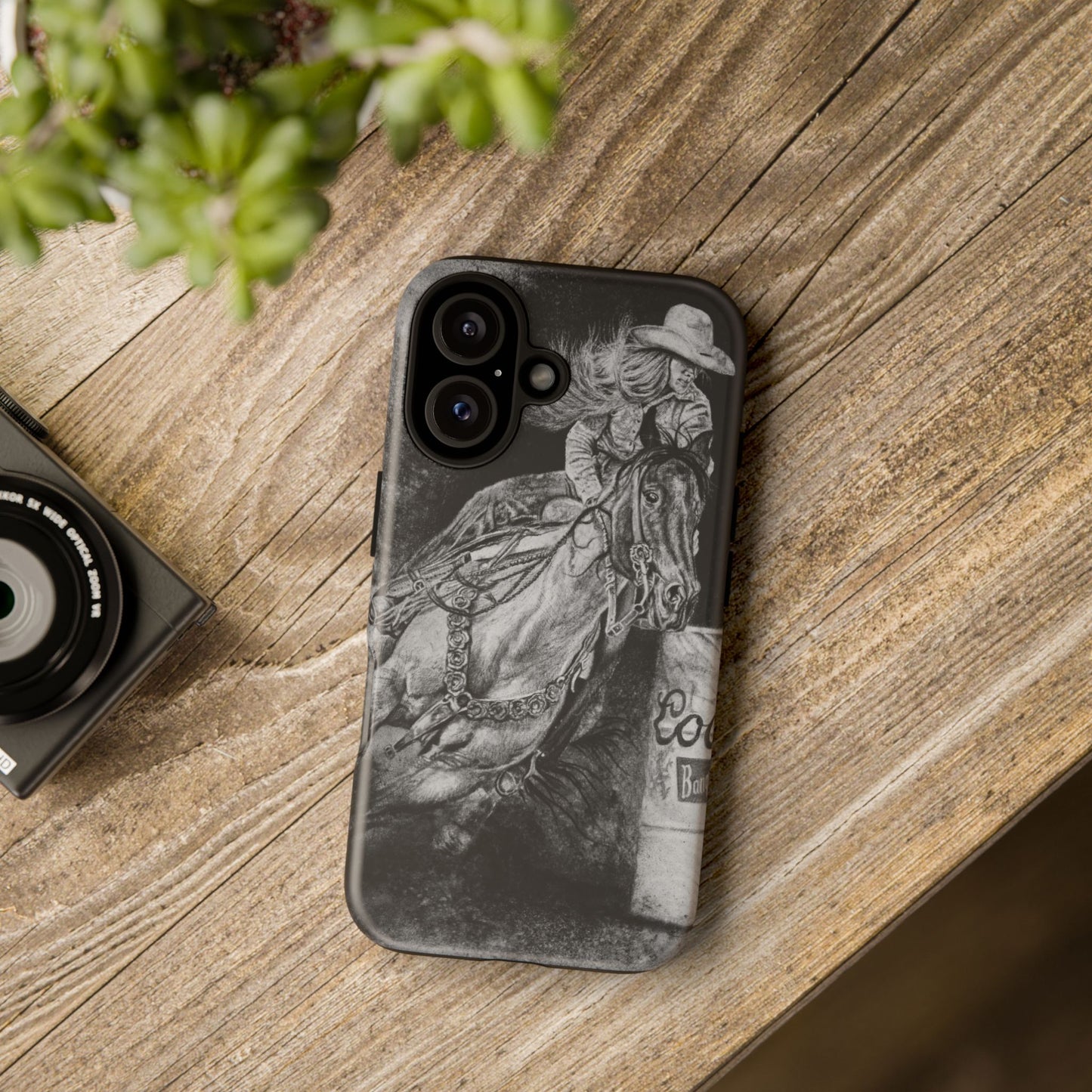 Sophie's Run. Rodeo Barrel Racer Phone Case