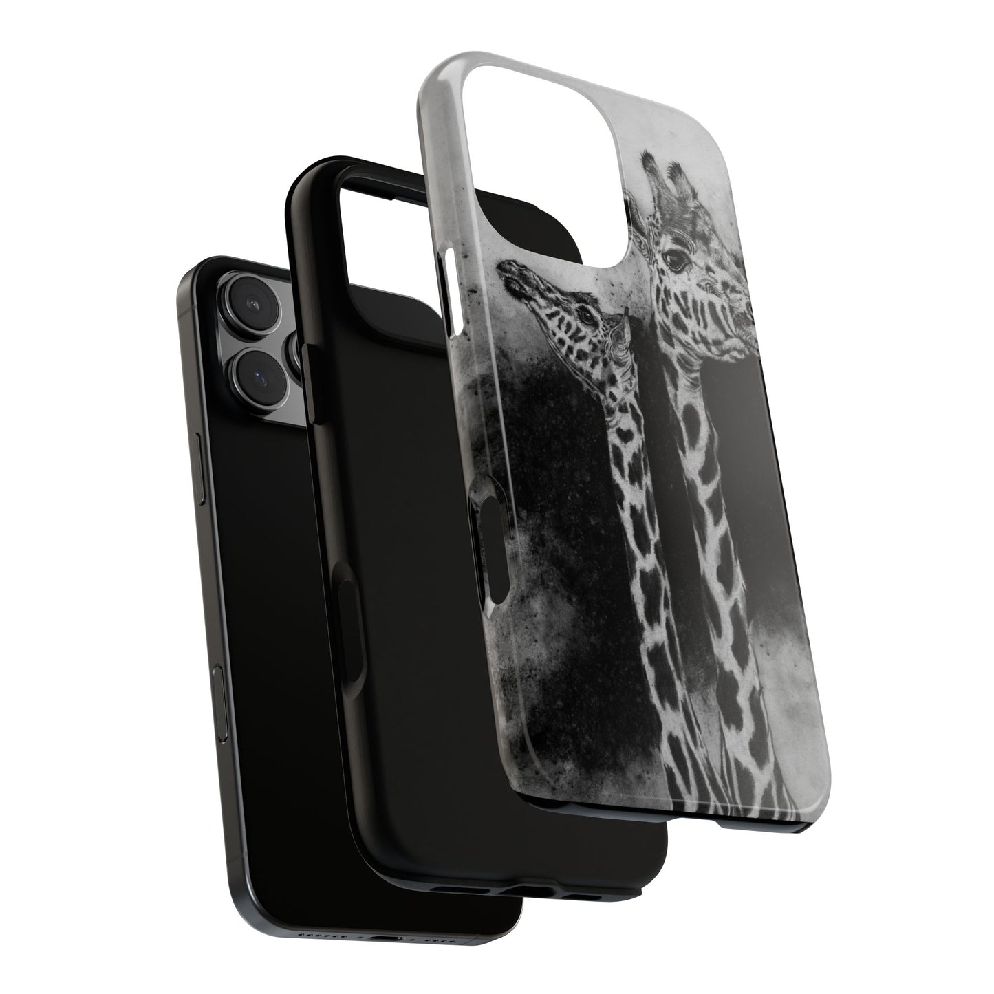 Grace in the Grassland, Giraffe Tough Phone Cases