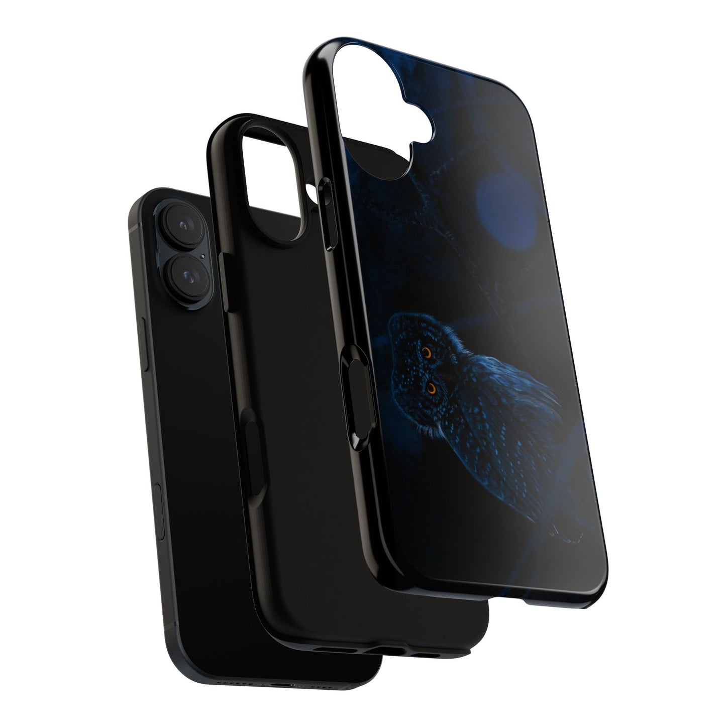 Bright Eyes, Owl Print Phone Case, Tough Cases