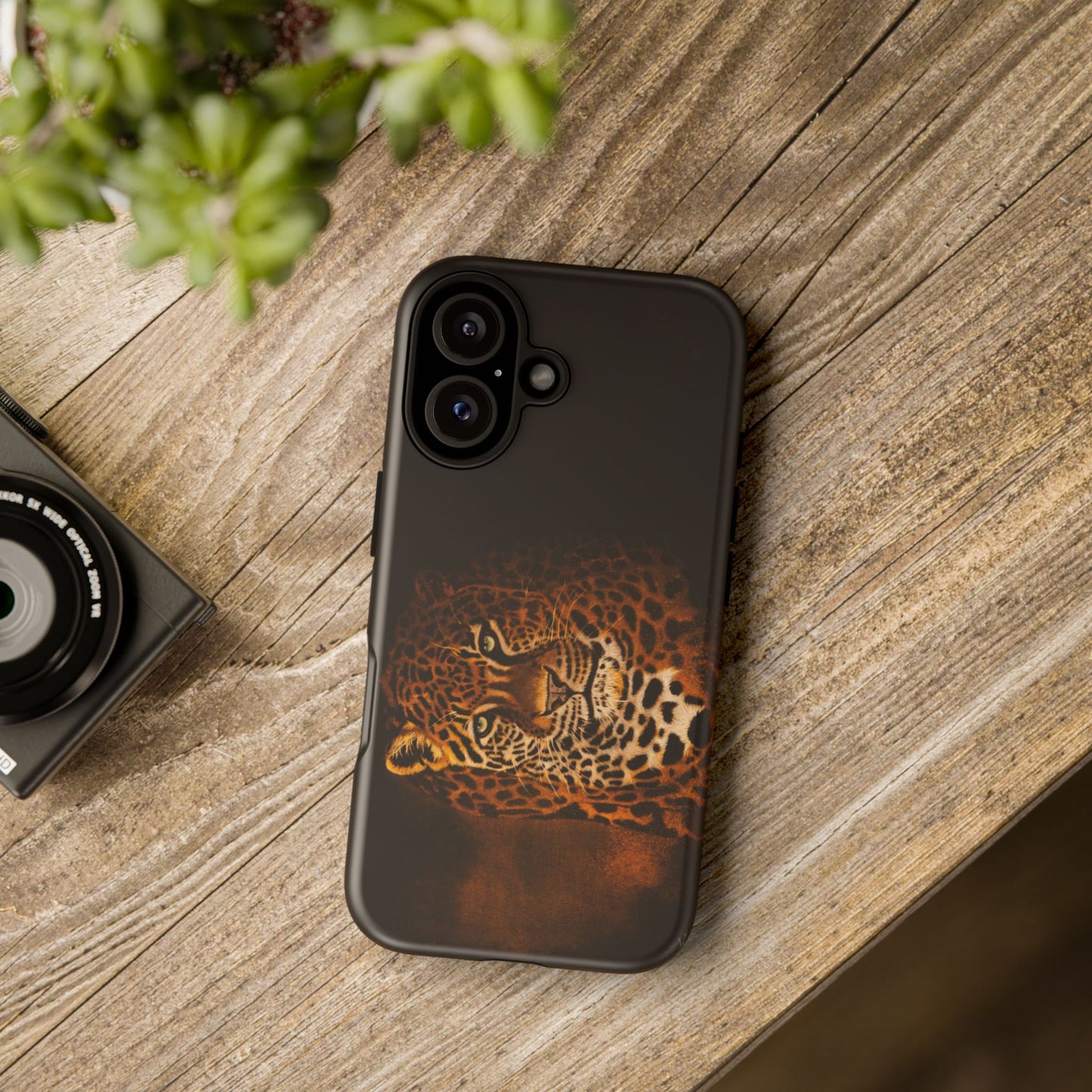Shadow Hunter, Leopard Print Phone Case | Tough Cases