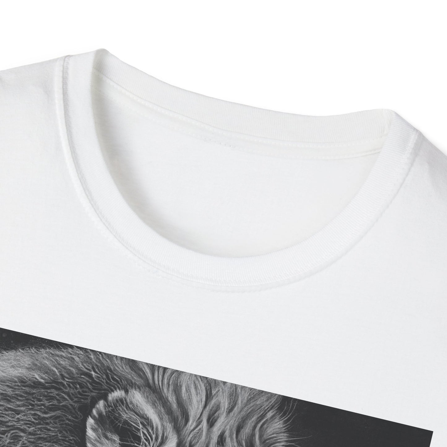 King of Cool, Lion Graphic Tee - Unisex Softstyle T-Shirt