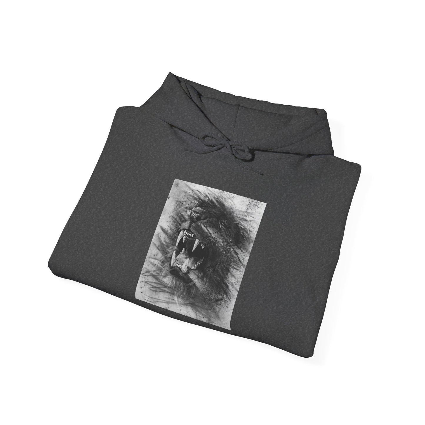 Let the Lion Roar, Lion Graphic Hoodie, Unisex Heavy Blend Hooded Sweatshirt