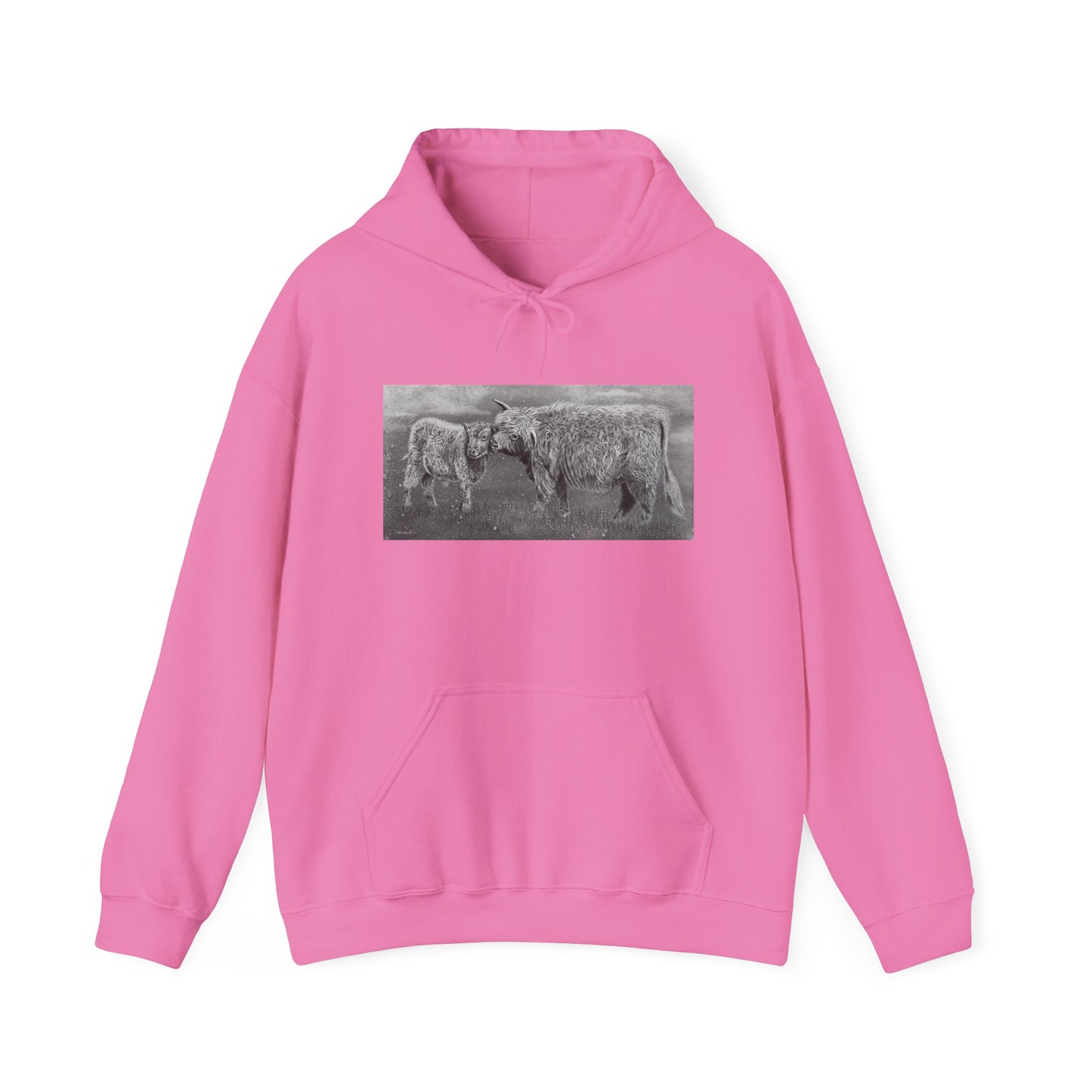 Highland Love, Hoodie, Cozy Unisex Sweatshirt