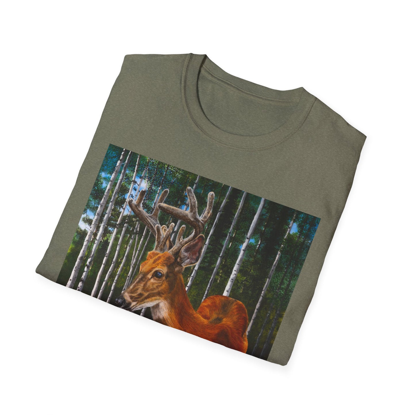 Velvet Crush, Deer Unisex Softstyle T-Shirt