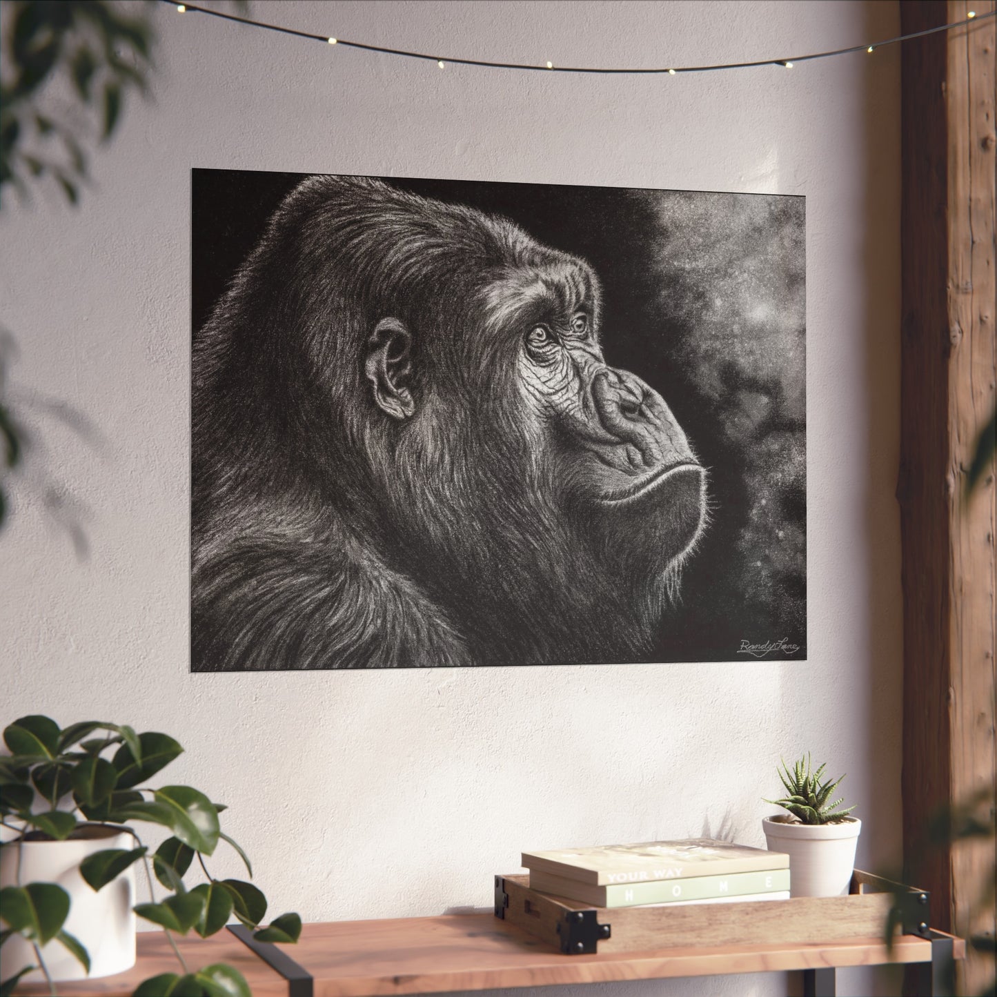 Gorilla, Majestic Gorilla Fine Art Print