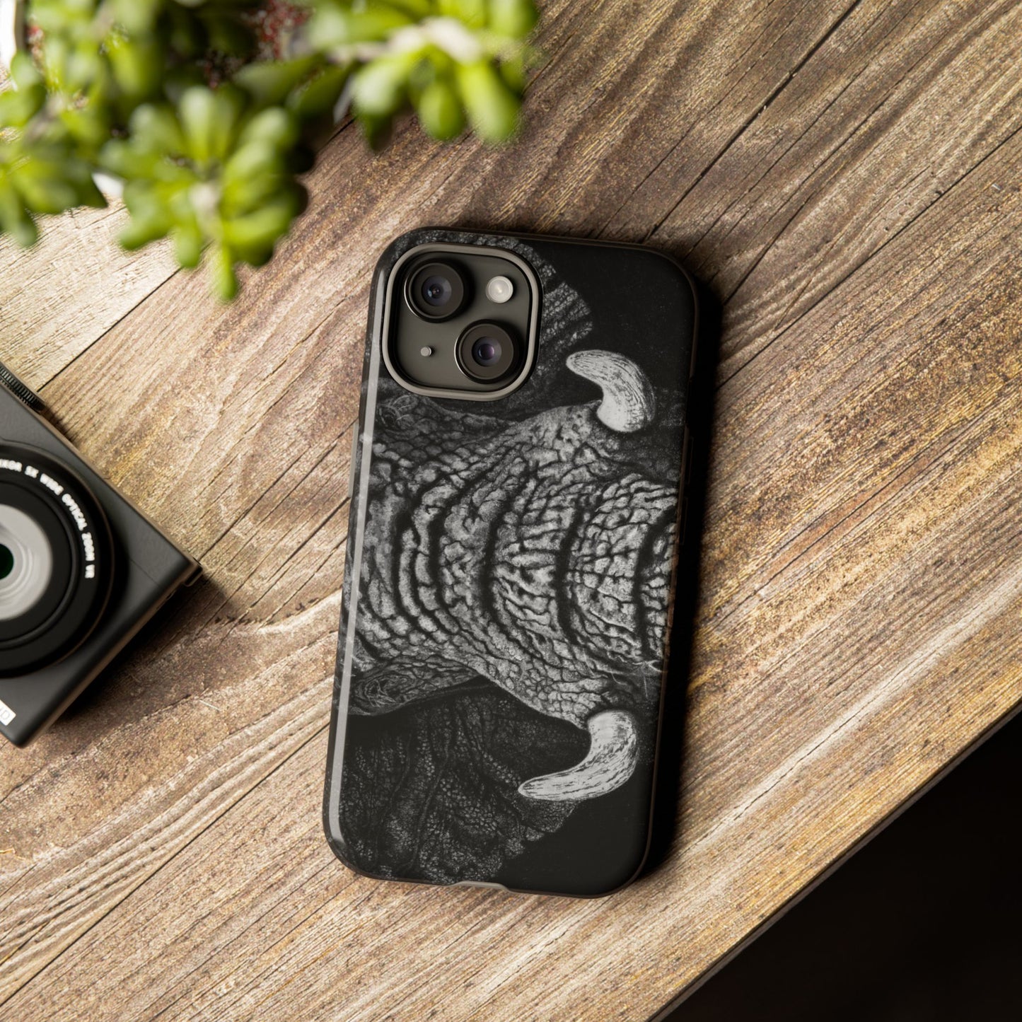 Ebony and Ivory, Elephant Phone Case, Tough Cases