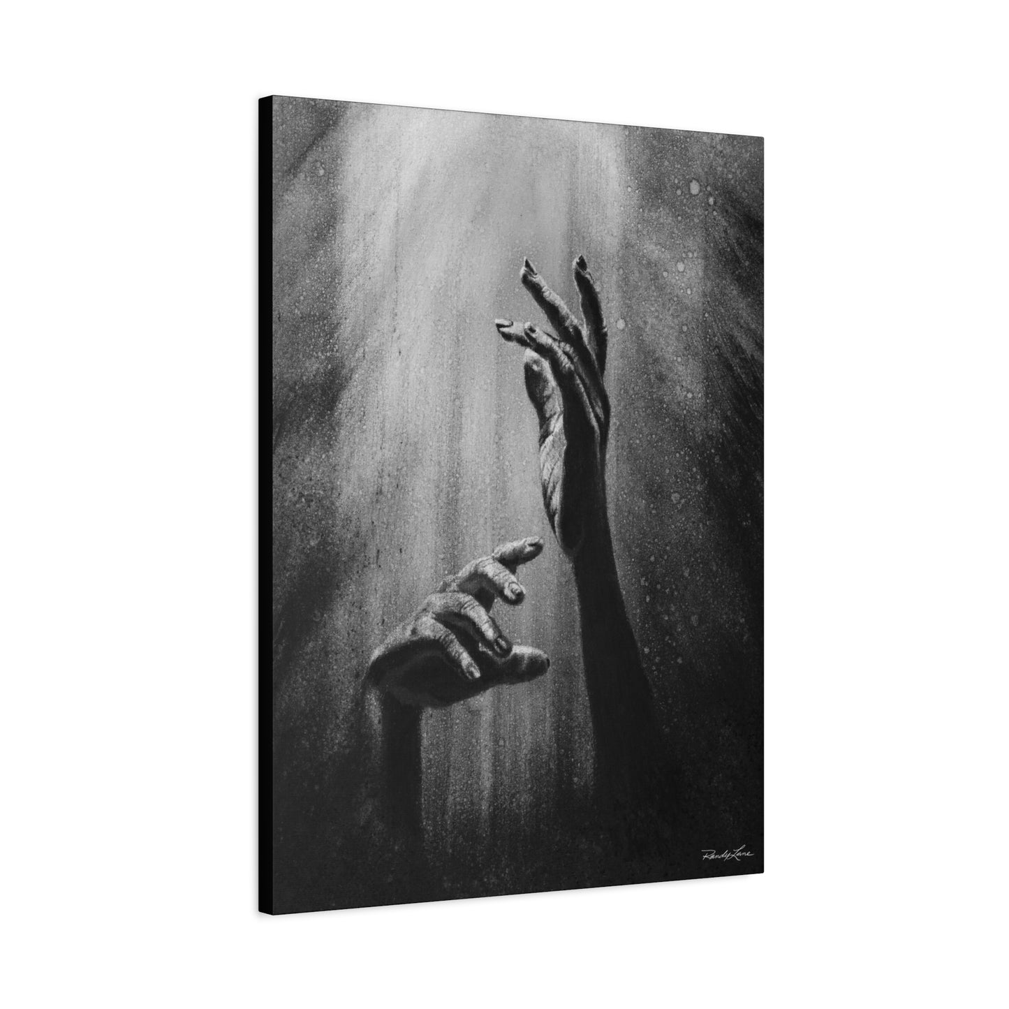 Divine Dance. Artistic Stretched Matte Canvas Wall Art