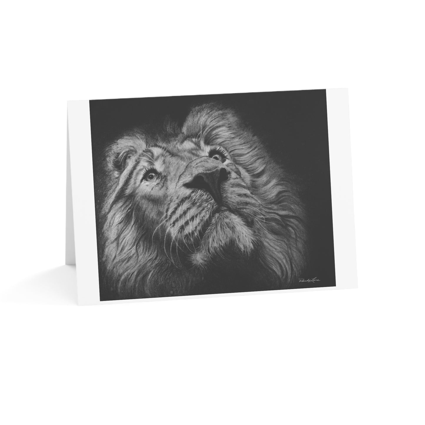 Renown, Lion Greeting Cards - Pack of 1, 10, 30, 50, Perfect for All Occasions