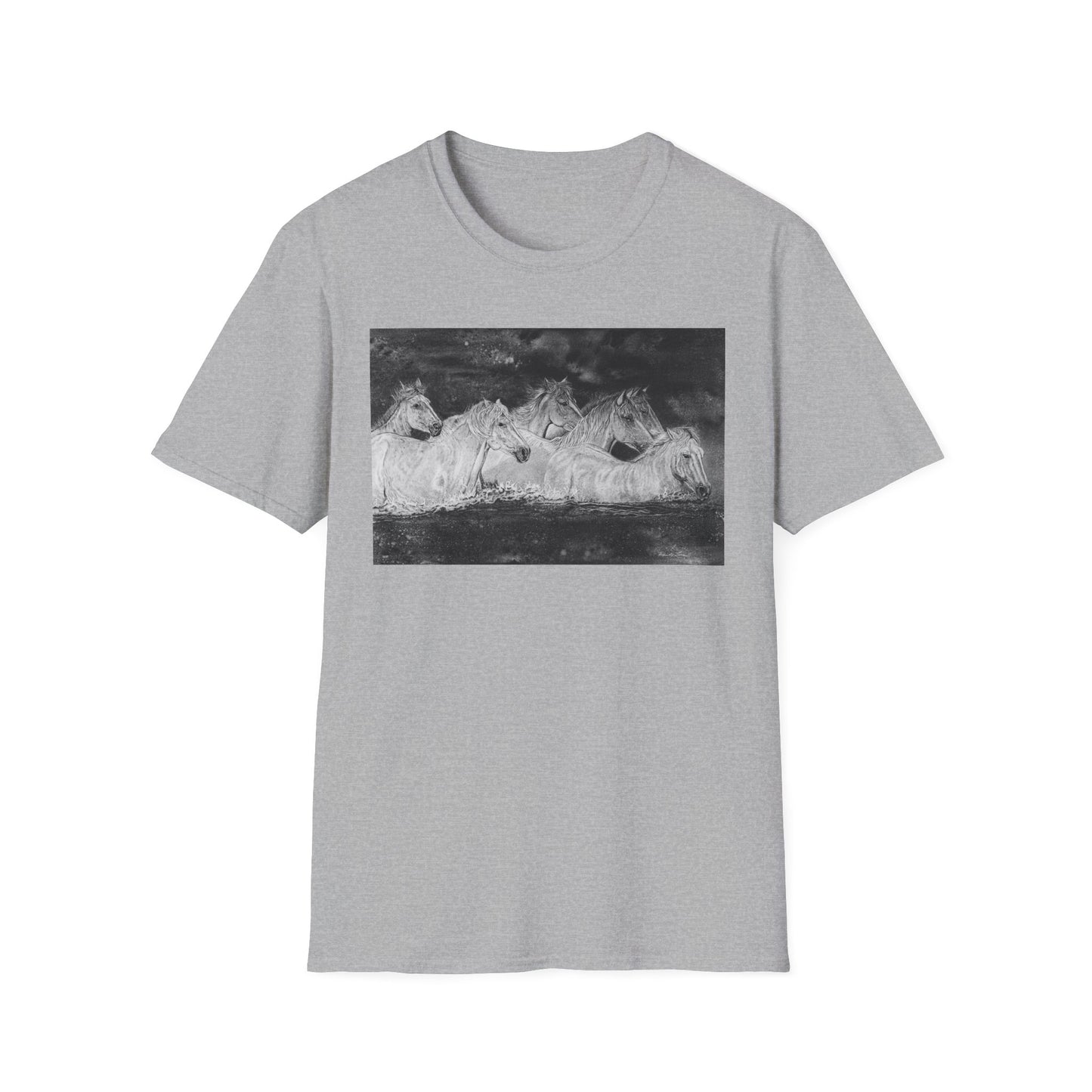Night Swim, Horse Unisex Tee,