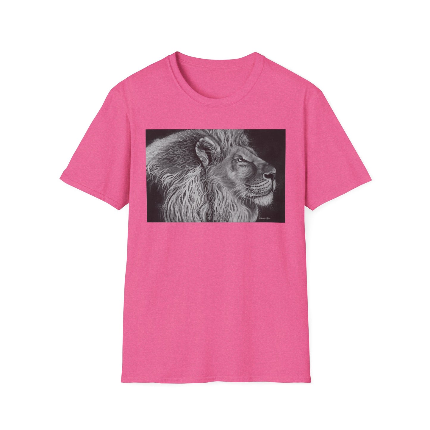 King of Cool, Lion Graphic Tee - Unisex Softstyle T-Shirt