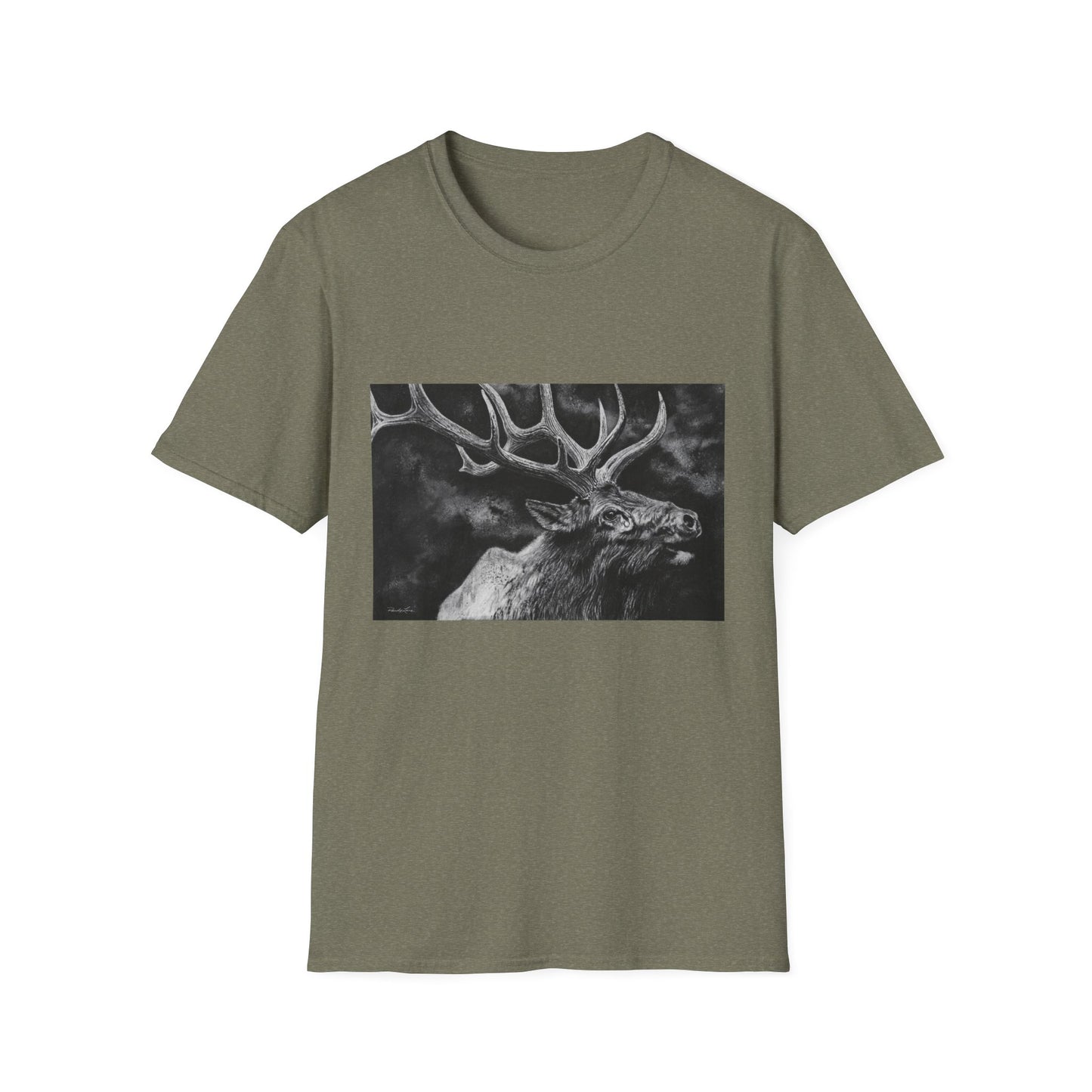 Gladiator, Elk Design Unisex Softstyle Tee