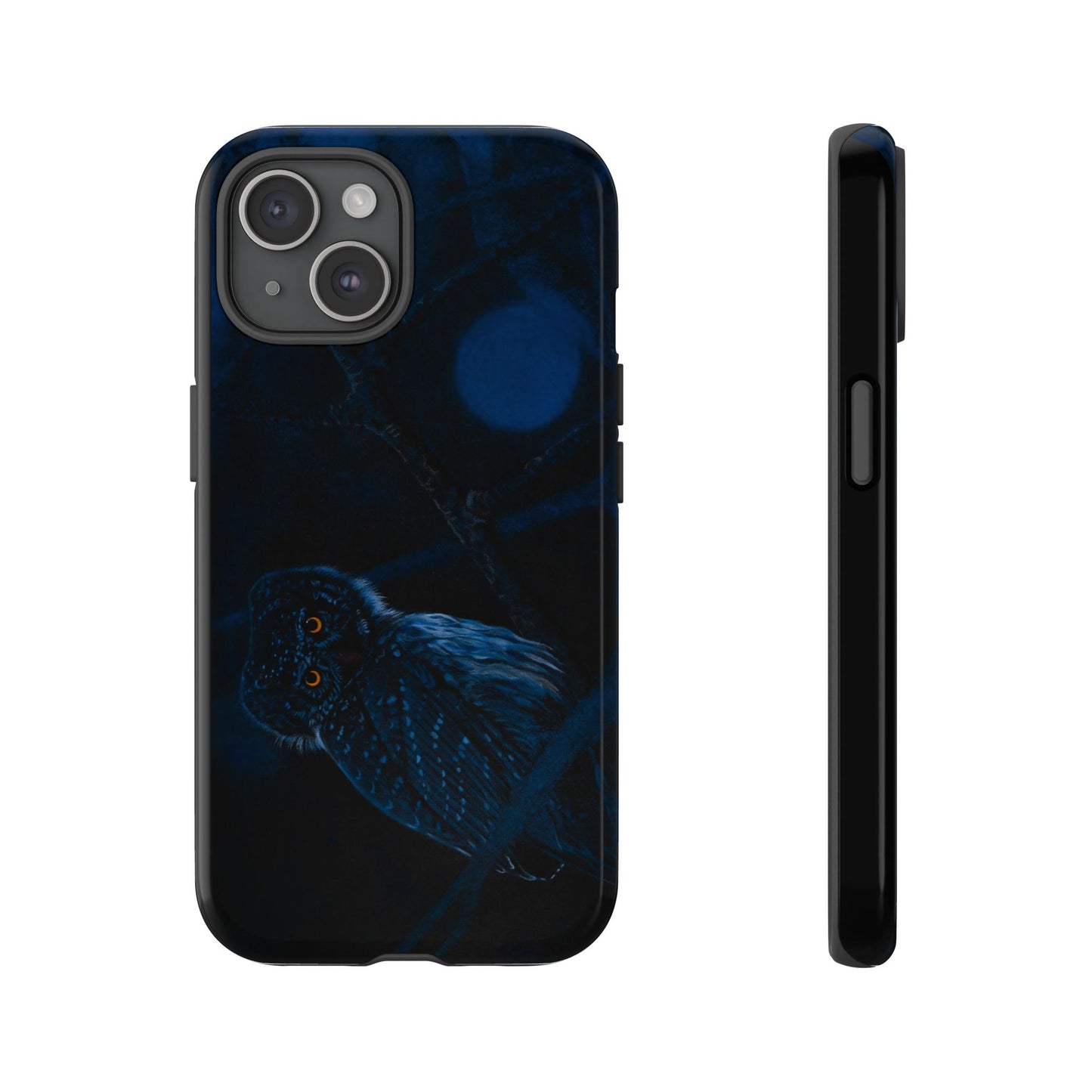 Bright Eyes, Owl Print Phone Case, Tough Cases
