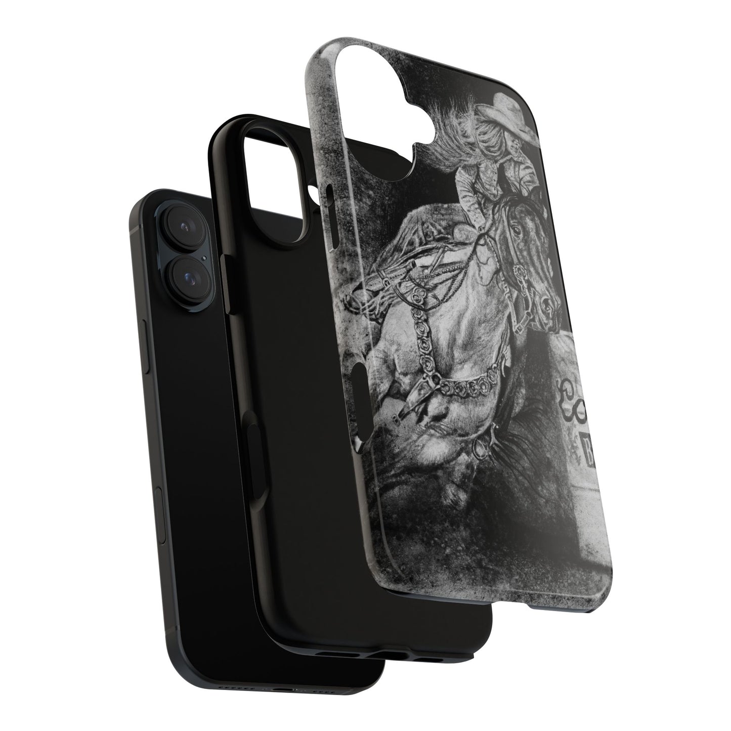 Sophie's Run. Rodeo Barrel Racer Phone Case