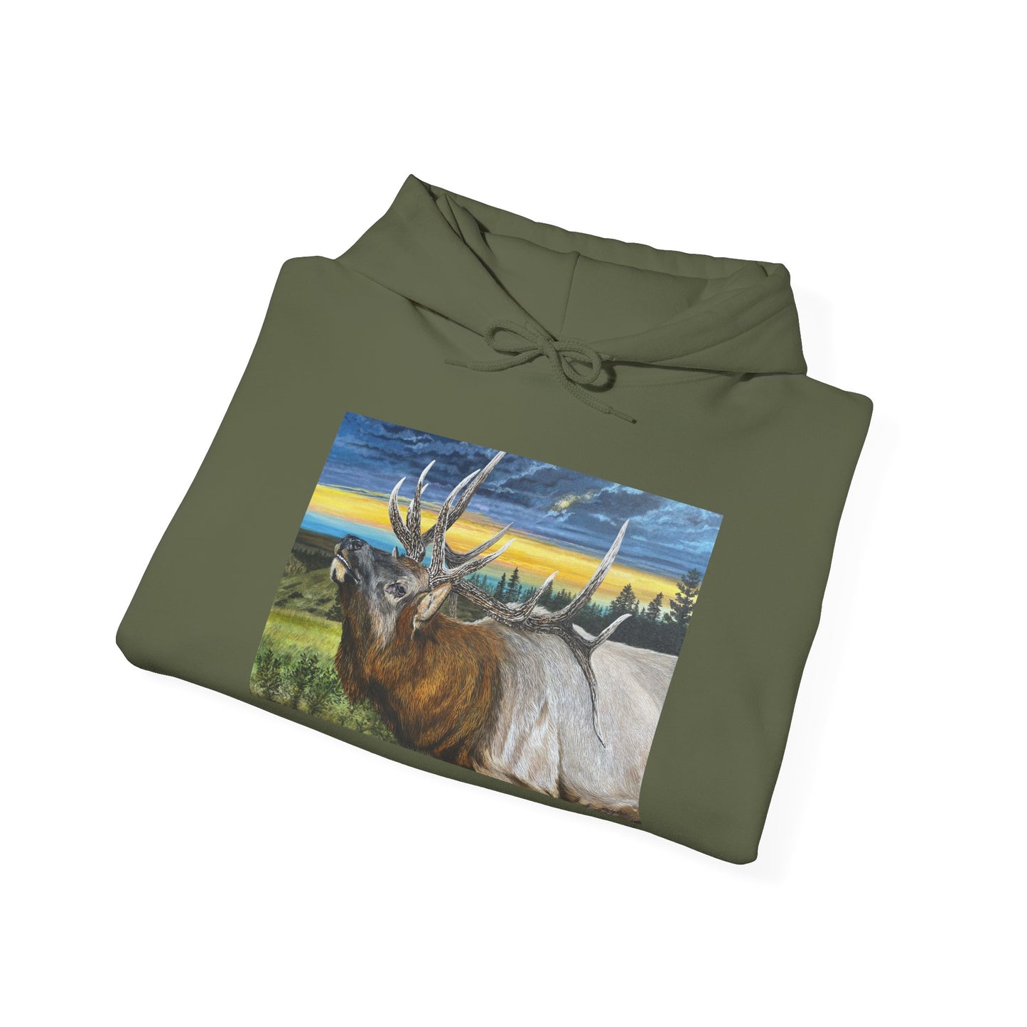 Sunset Serenade, Elk Unisex Hoodie