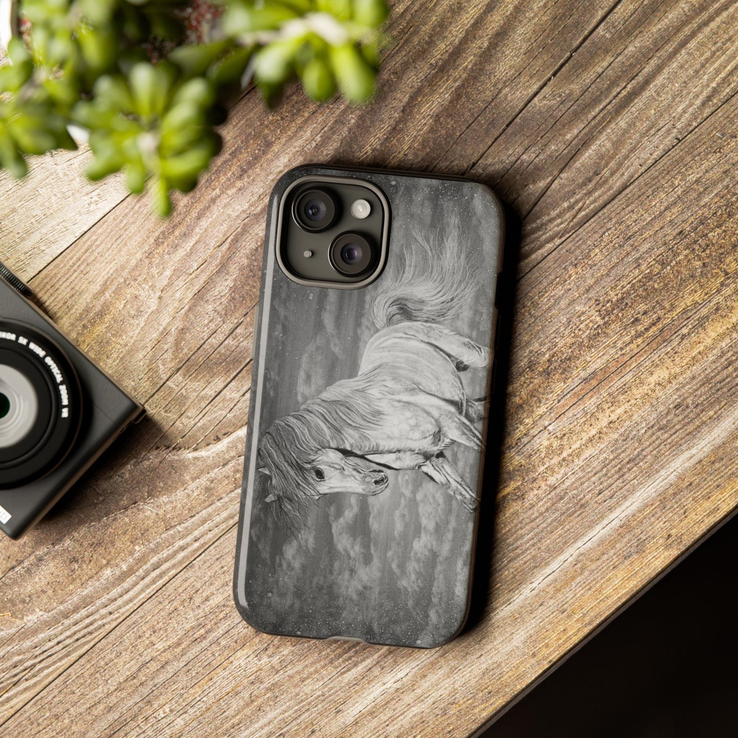 Equine Elegance. Prancing Horse Phone Case