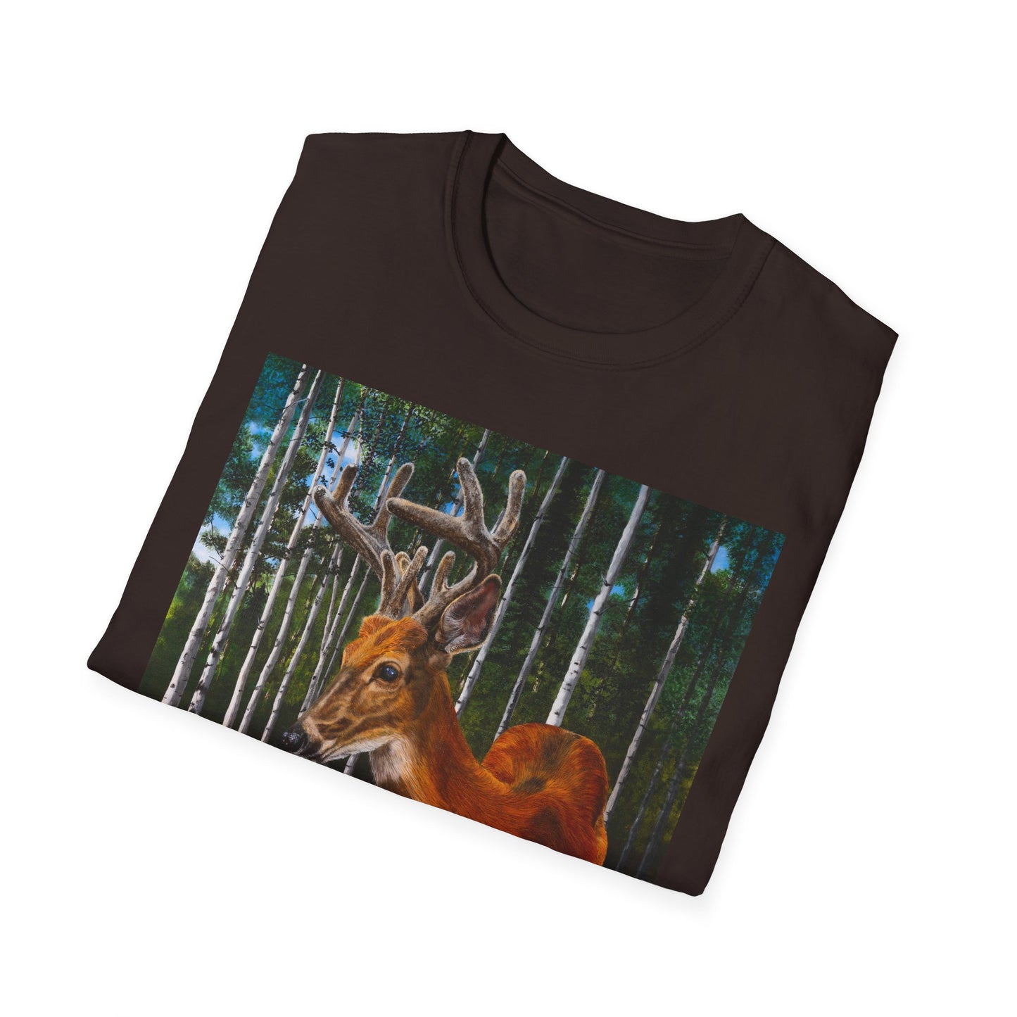 Velvet Crush, Deer Unisex Softstyle T-Shirt