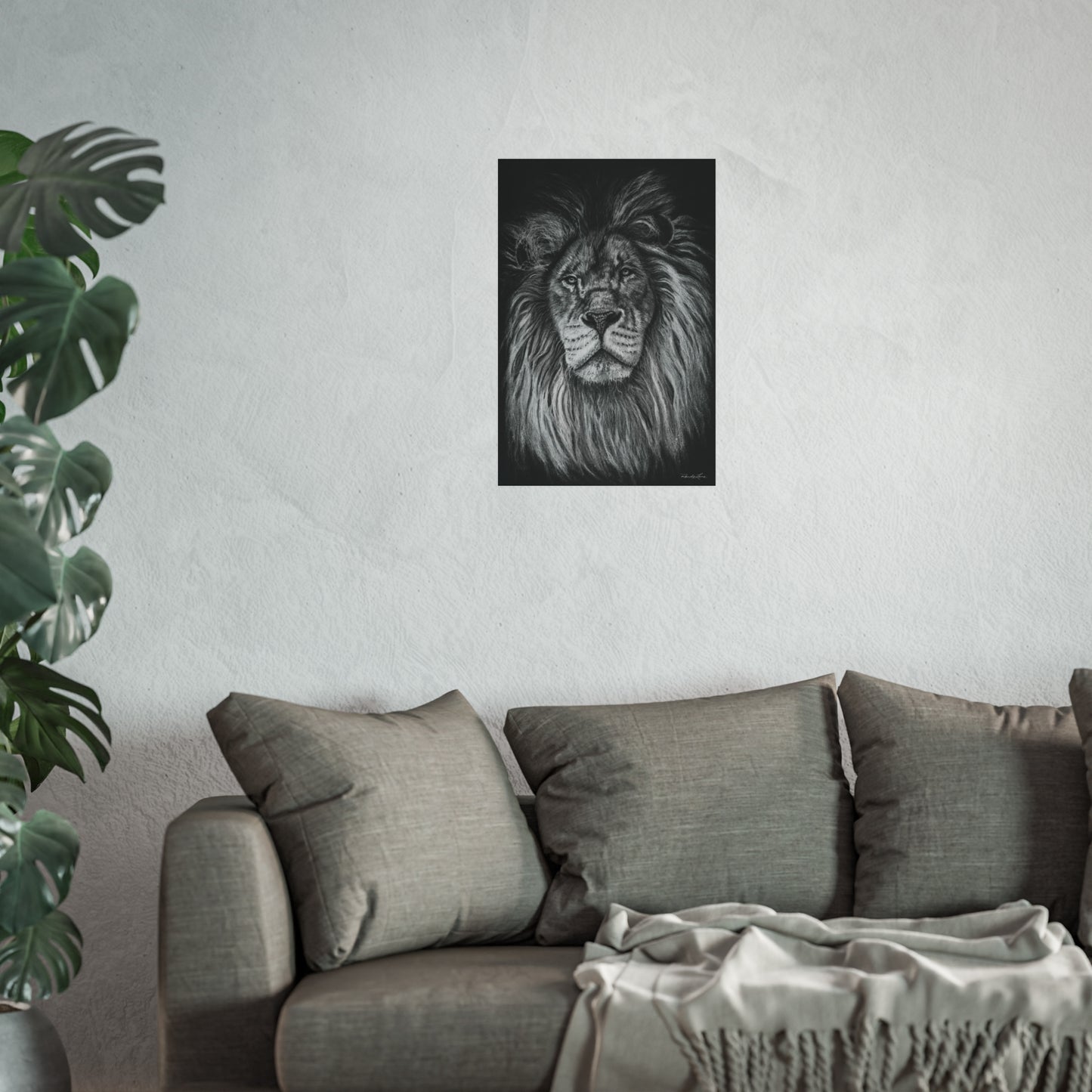 The Mane Event, Fine Art Lion Print