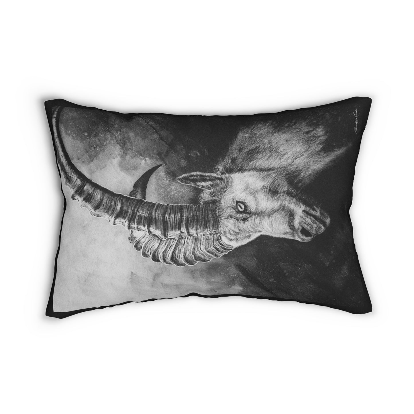 Apex, Alpine Goat Lumbar Pillow