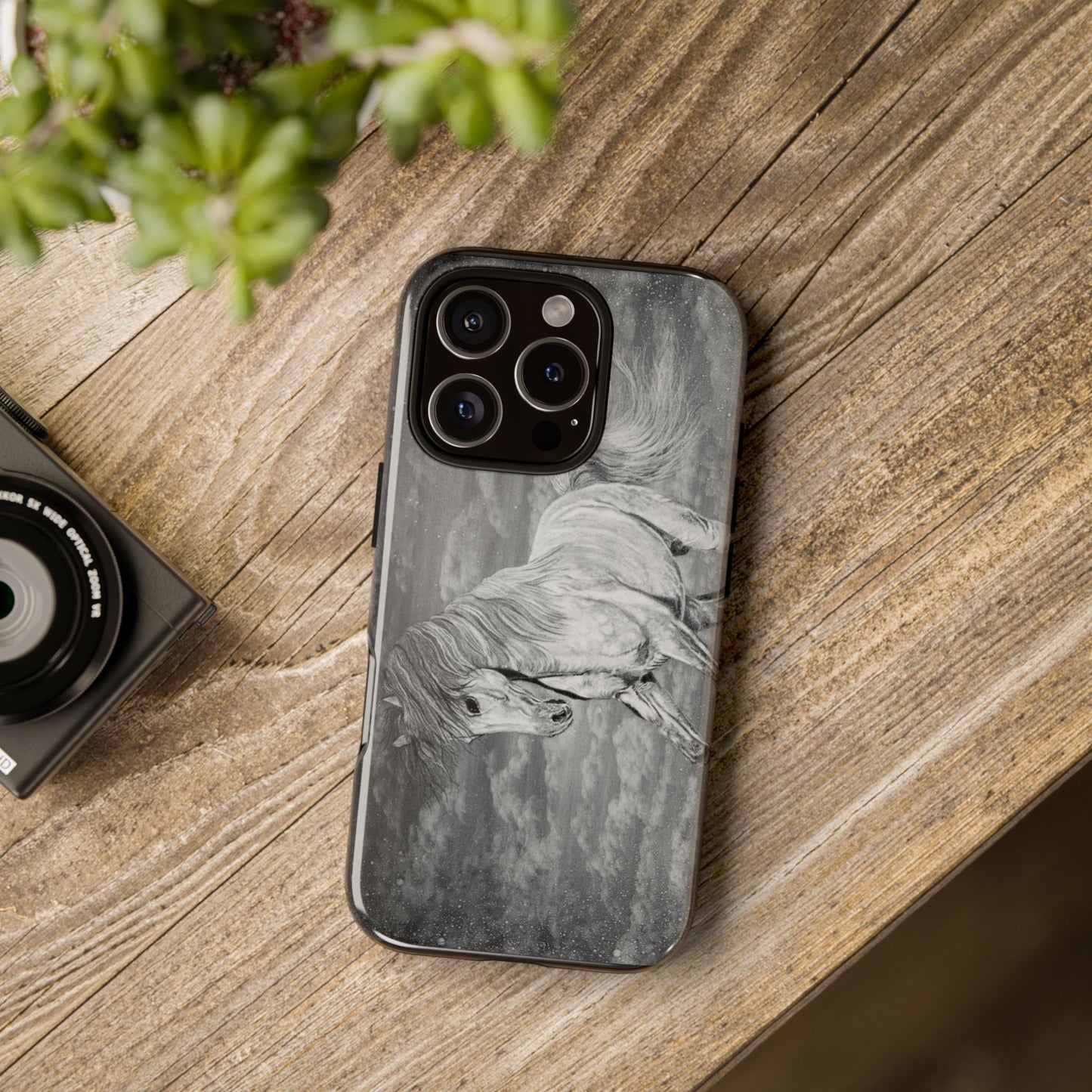 Equine Elegance. Prancing Horse Phone Case
