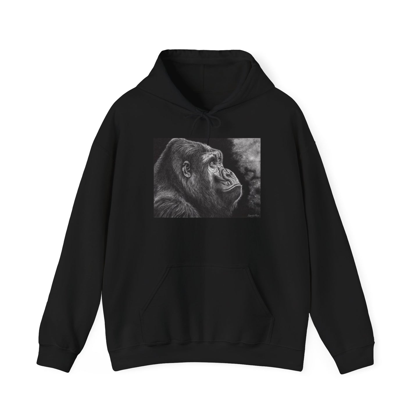 Gorilla Portrait Unisex Hoodie
