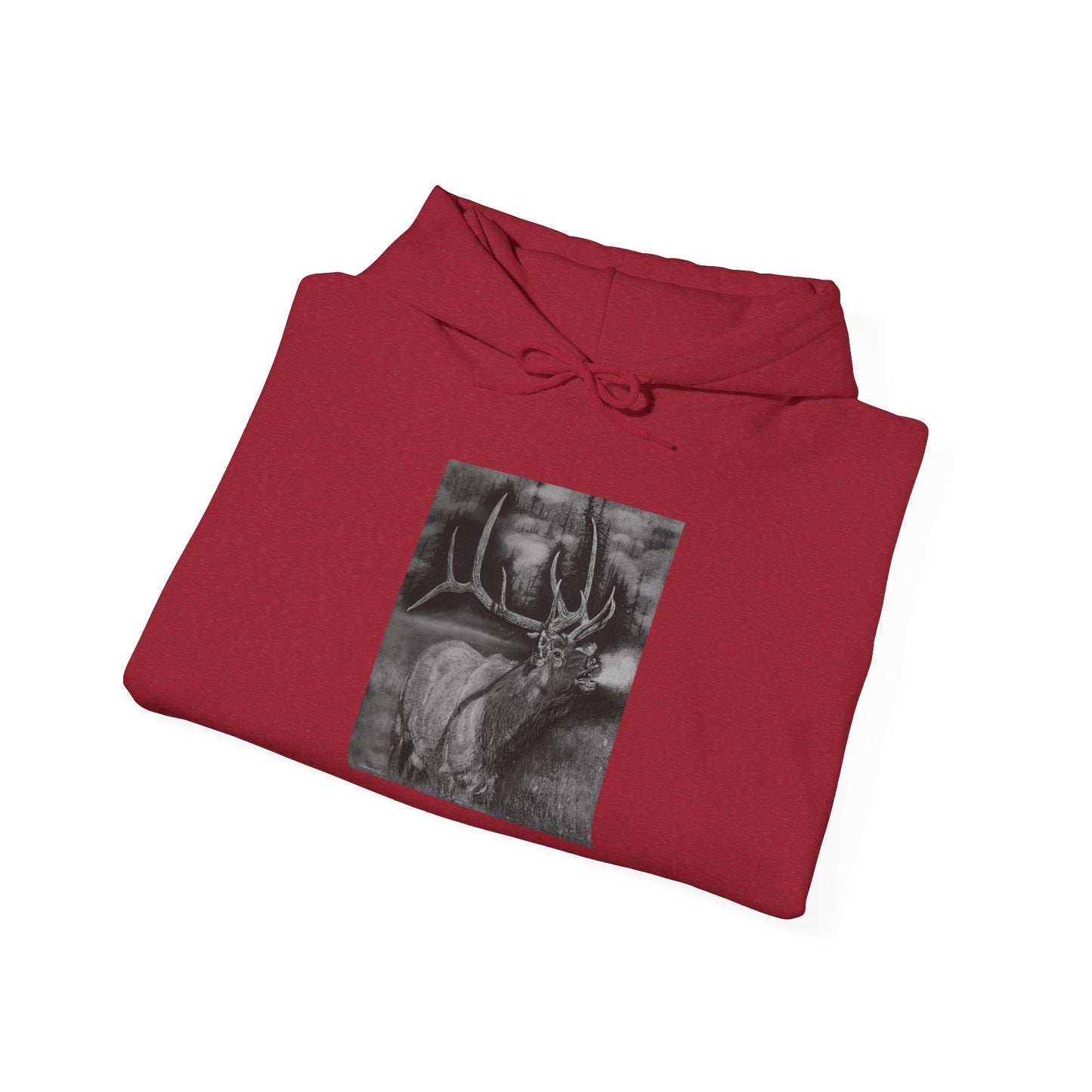 Mountain Music, Elk Unisex Hooded Sweatshirt
