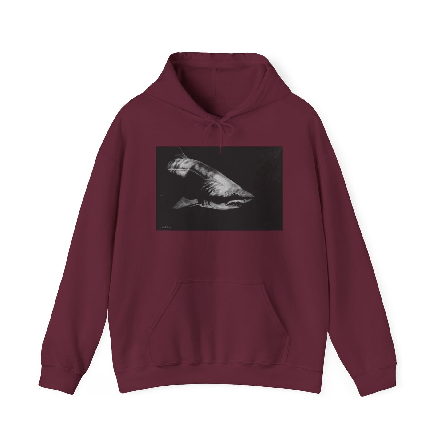 Below, Shark theme Unisex Hoodie