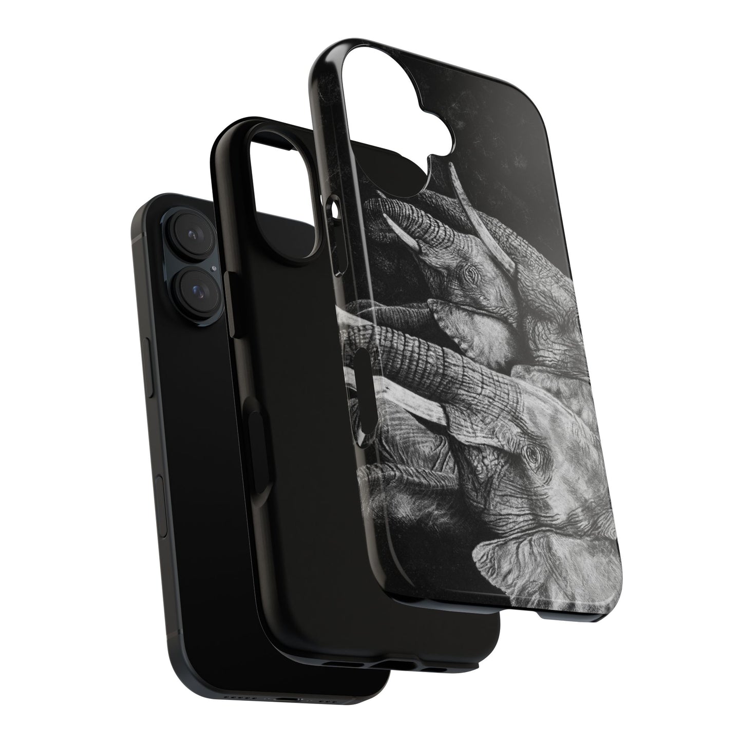 Brushland Bond. Elephant Art Tough Phone Case